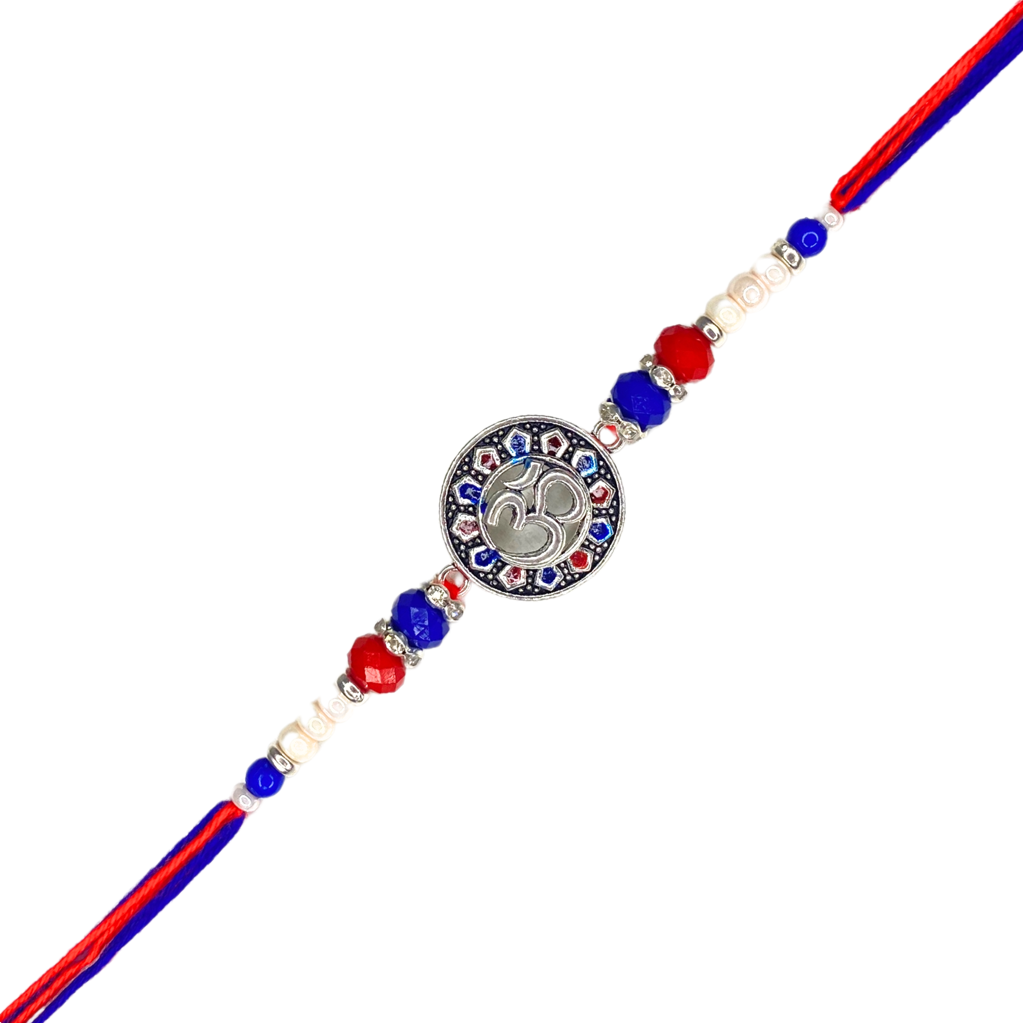 Om Rakhi and Happy Rakhi Greeting Card