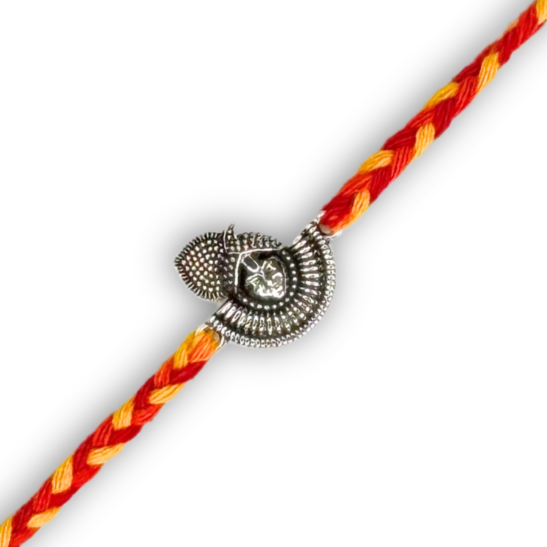 Krishna Silver Rakhi for Brother