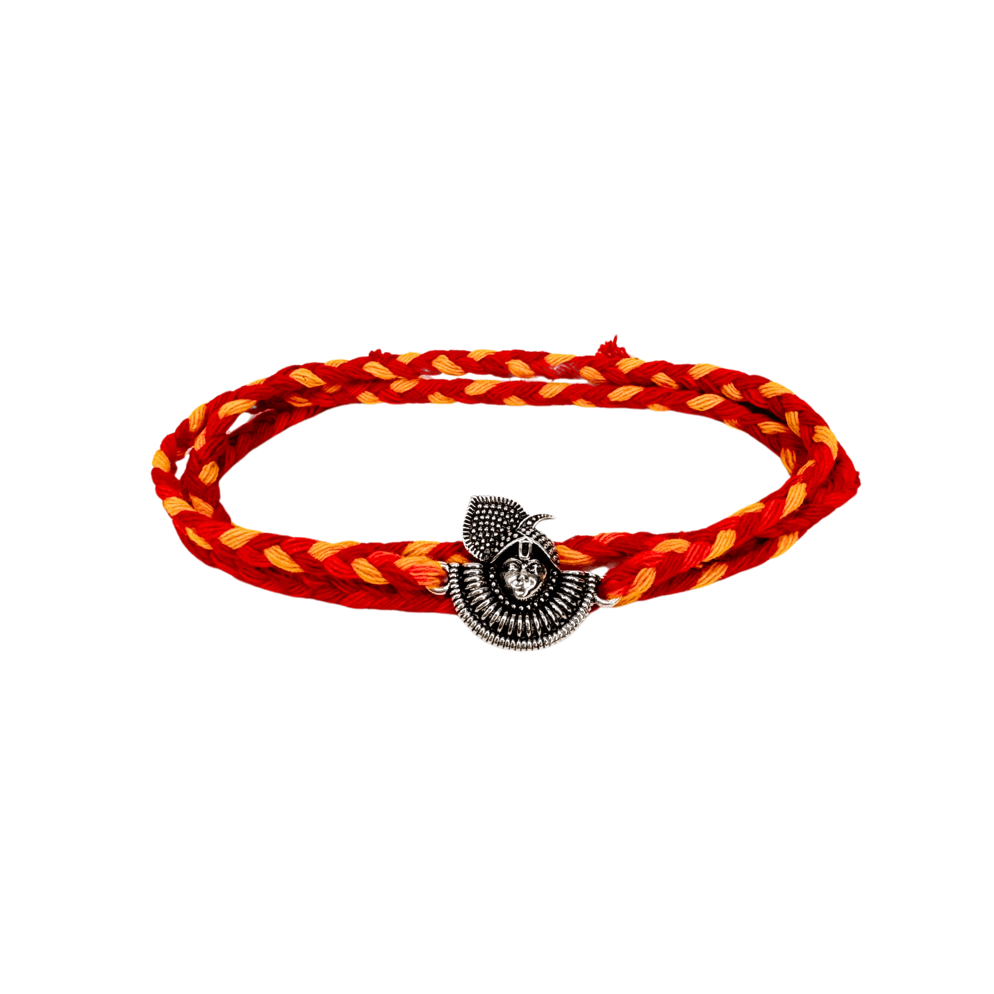 Krishna Silver Rakhi for Brother