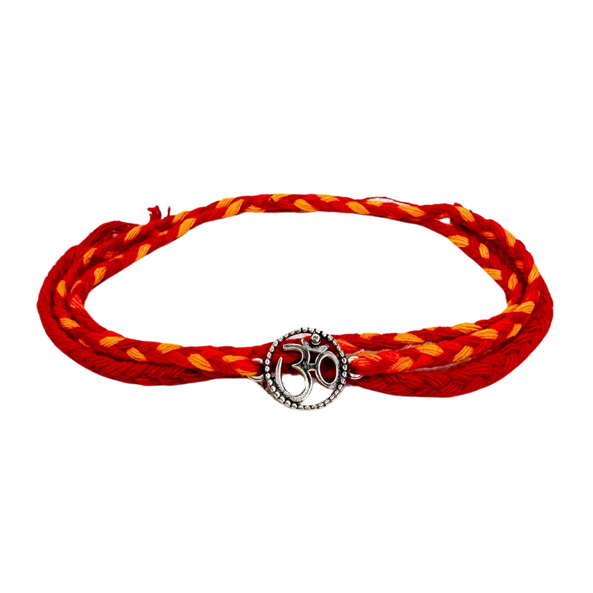 Silver Rakhi Combo for Brothers/Bhai/Bro/Bhaiya - Om, Evil Eye, Ganesha Silver Rakhi Set of 3 for Brother