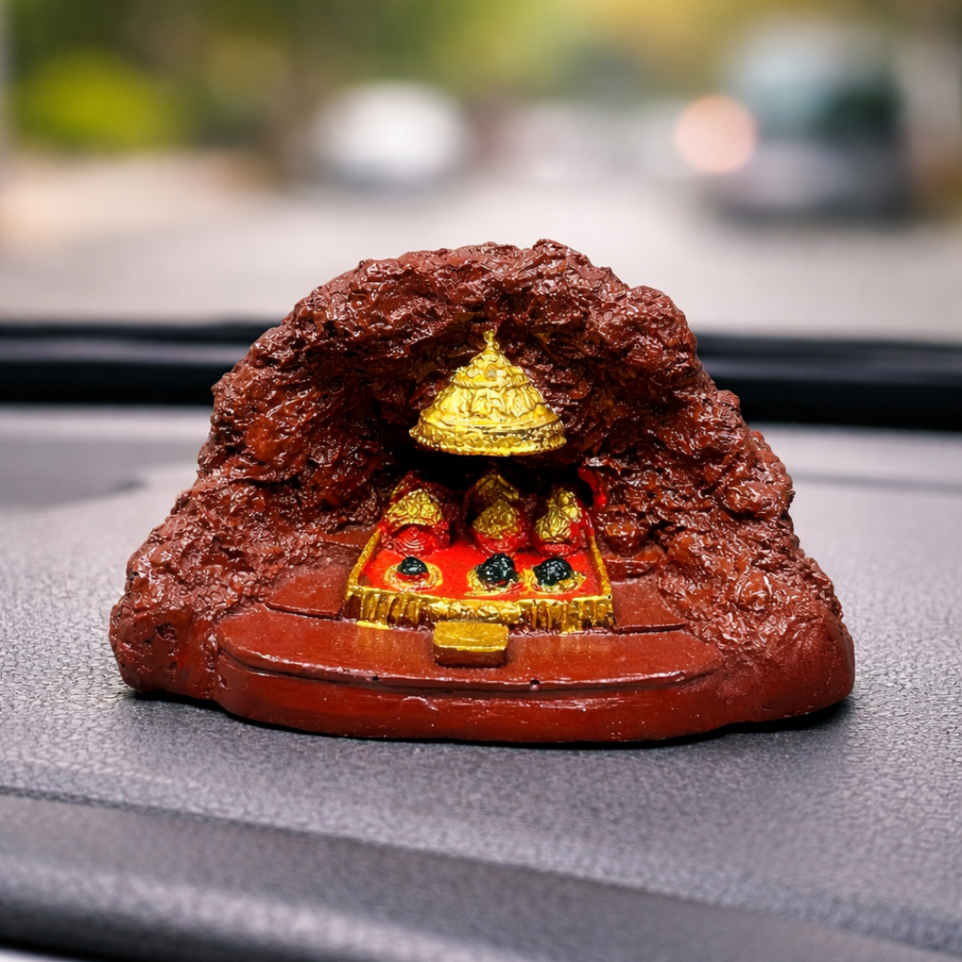 Vaishno Devi Mata Pindi Darbar Murti Idol for Car Dashboard