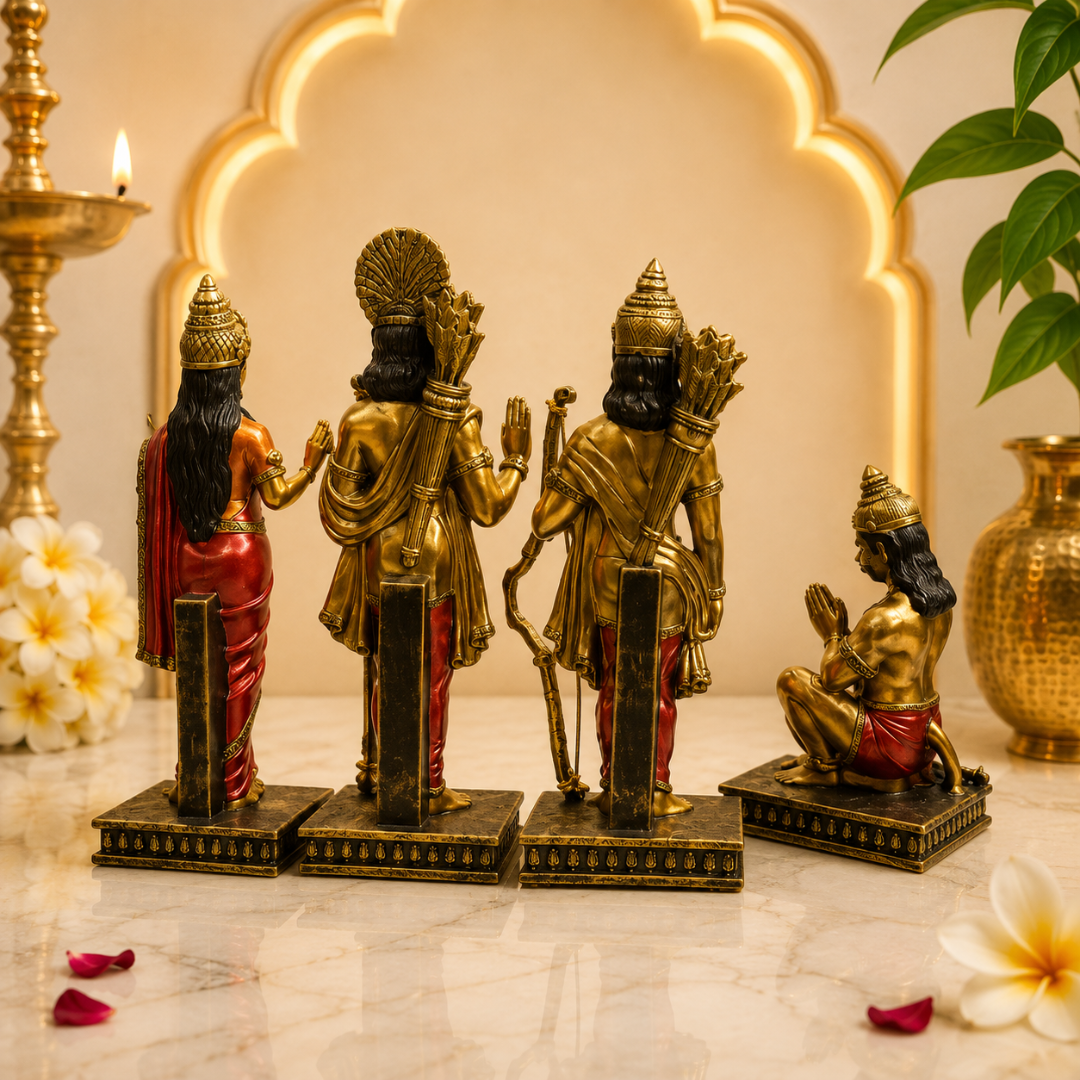 Northland Ram Darbar Idol Set for Home Temple & Pooja Room