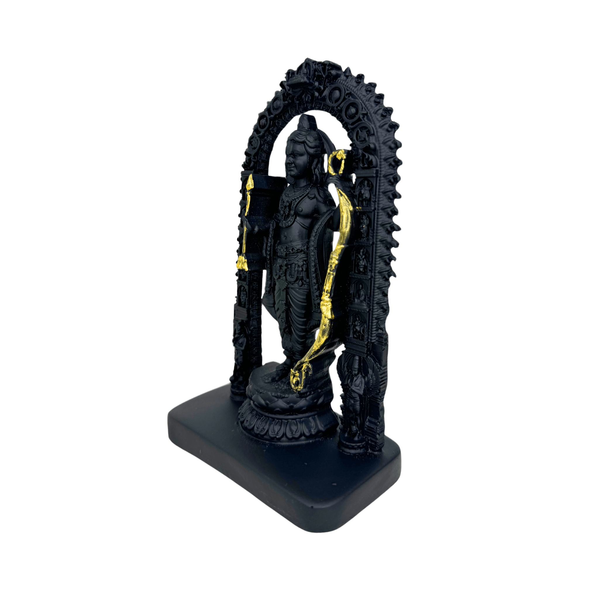 Ram Lalla Idol Statue Showpiece Murti (Black, 7 x 4 inches)