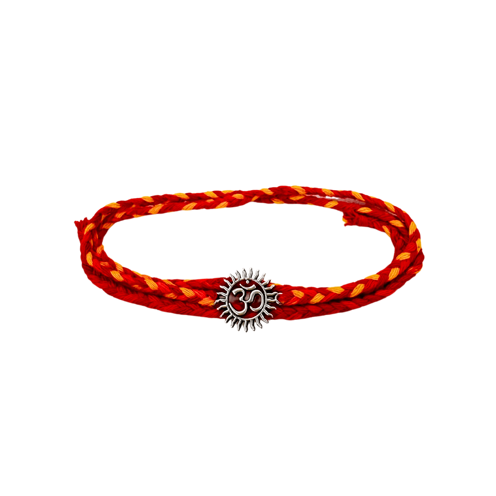 Om Silver Rakhi for Brother