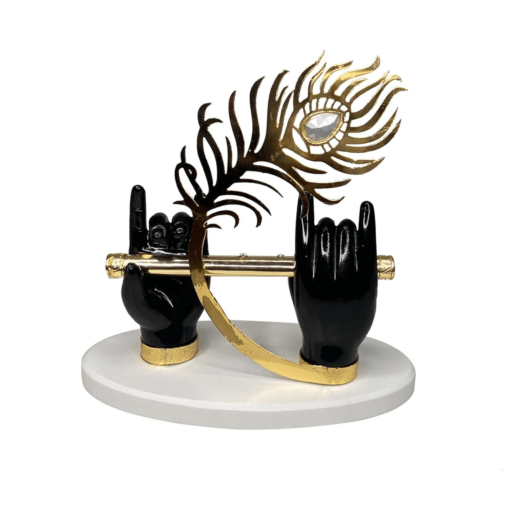 Krishna Murli Hands Figurine (Size: 7 x 7 inches)