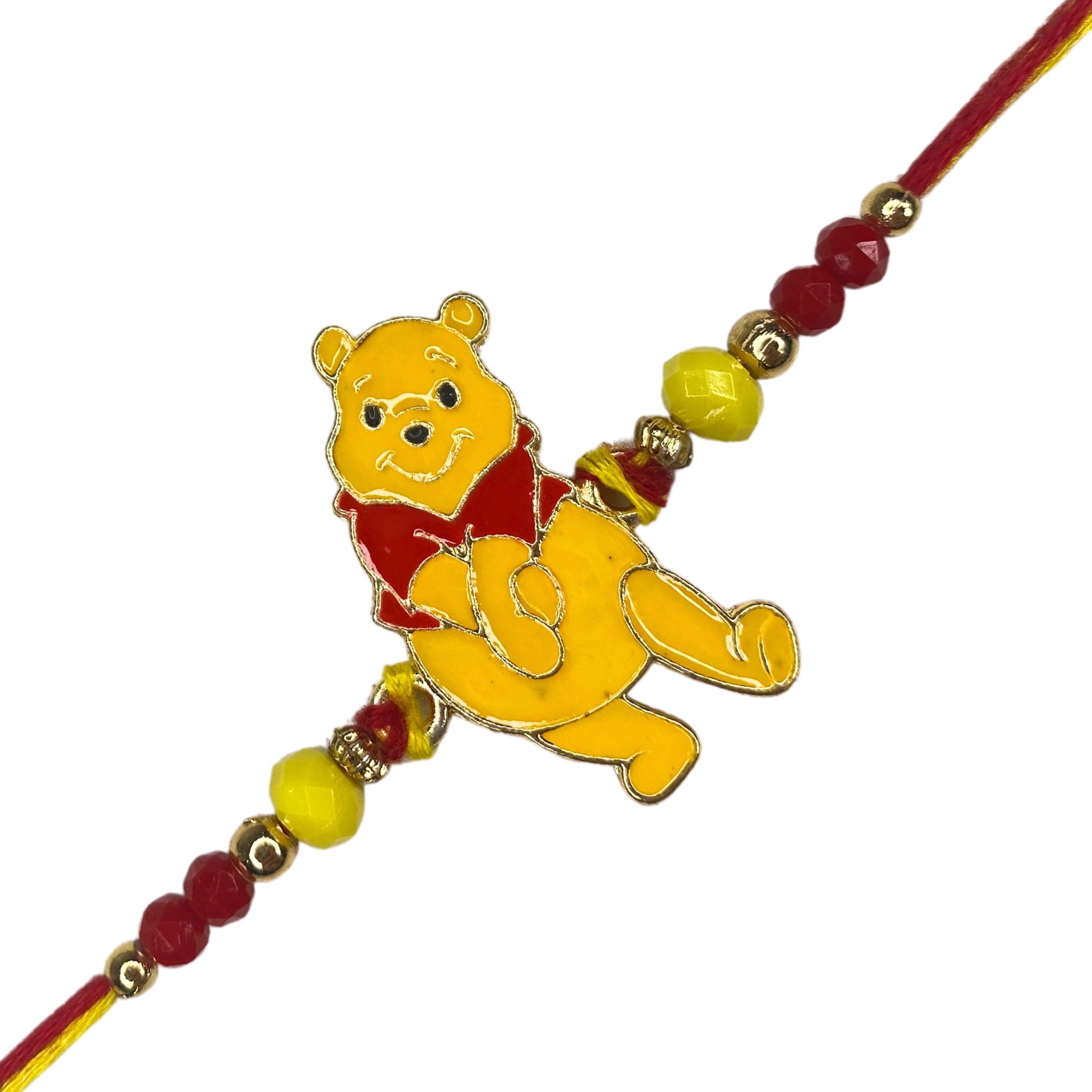 Bear Cartoon Rakhi for Kids | Kids Rakhi with Greeting Card