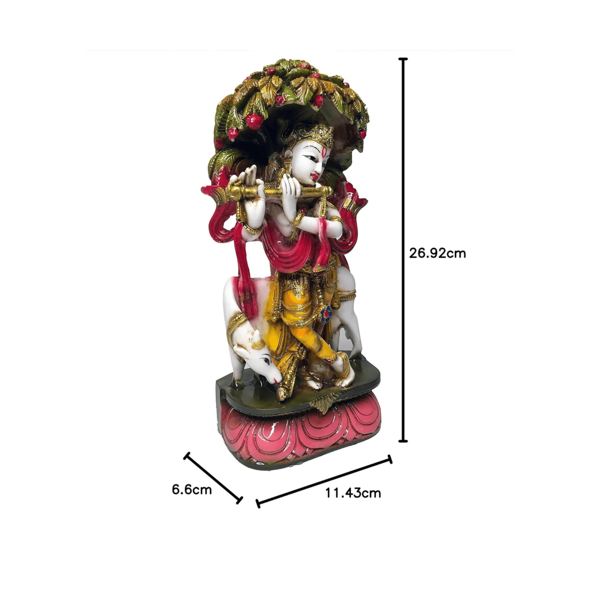 Krishna in Mandap Figurine