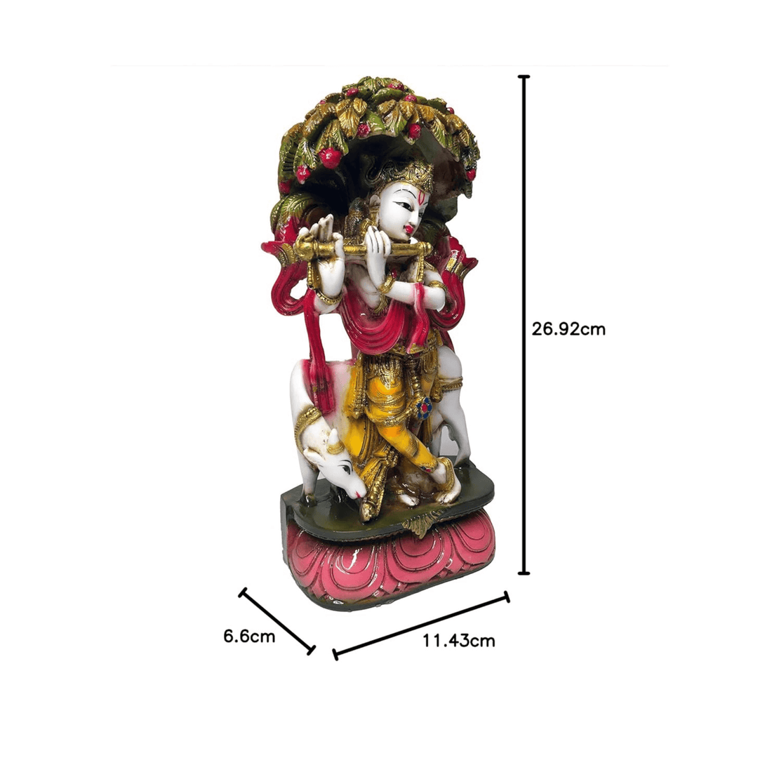 Krishna in Mandap Figurine
