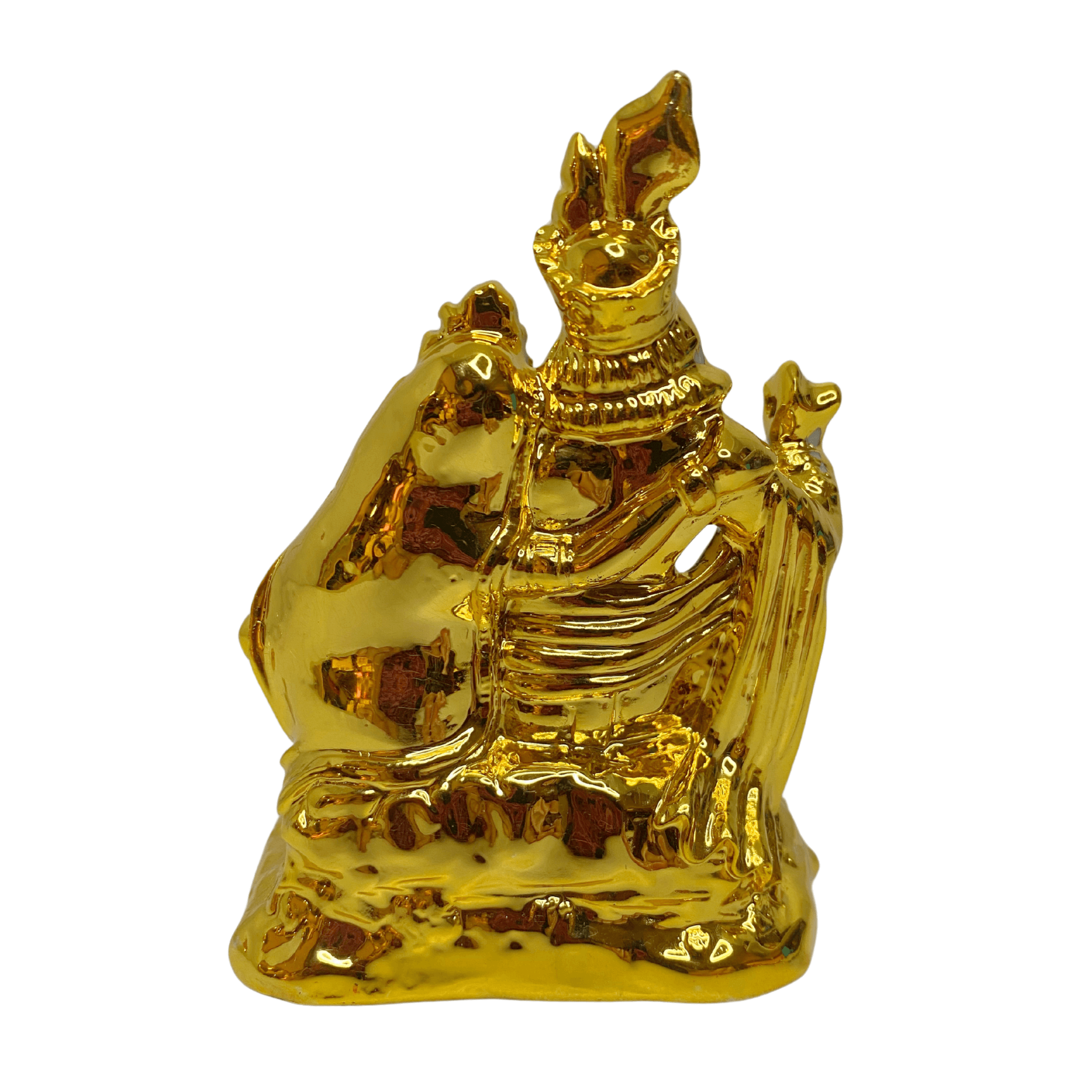 Radha Krishna 24K Gold Plated Idol