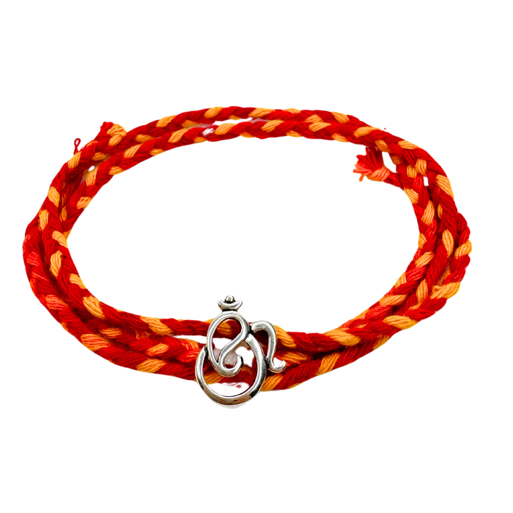 Silver Rakhi Combo for Brothers/Bhai/Bro/Bhaiya - Om, Krishna, Ganesha, Shiv Trishul Silver Rakhi Set of 5