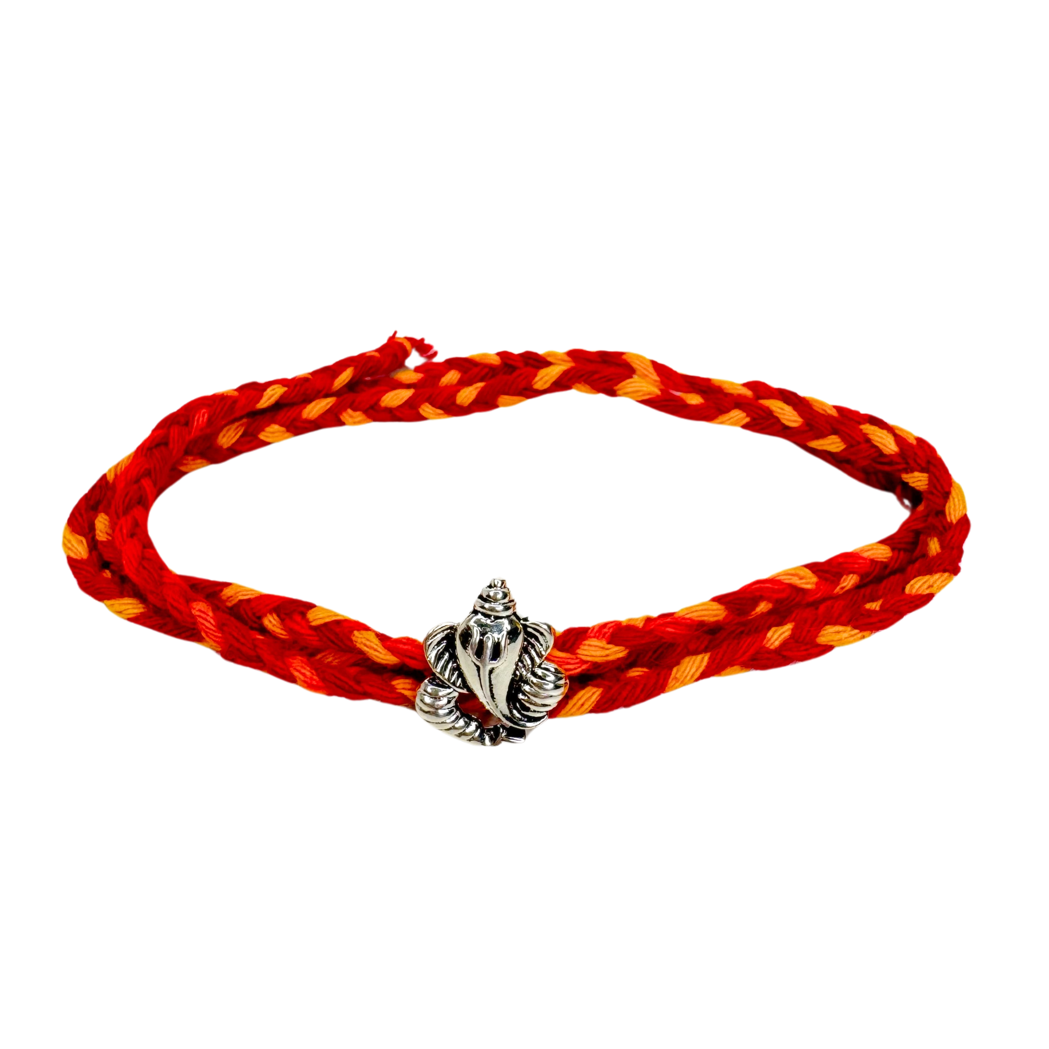 Silver Rakhi Combo for Brothers/Bhai/Bro/Bhaiya - Om, Krishna, Ganesha, Shiv Trishul Silver Rakhi Set of 5