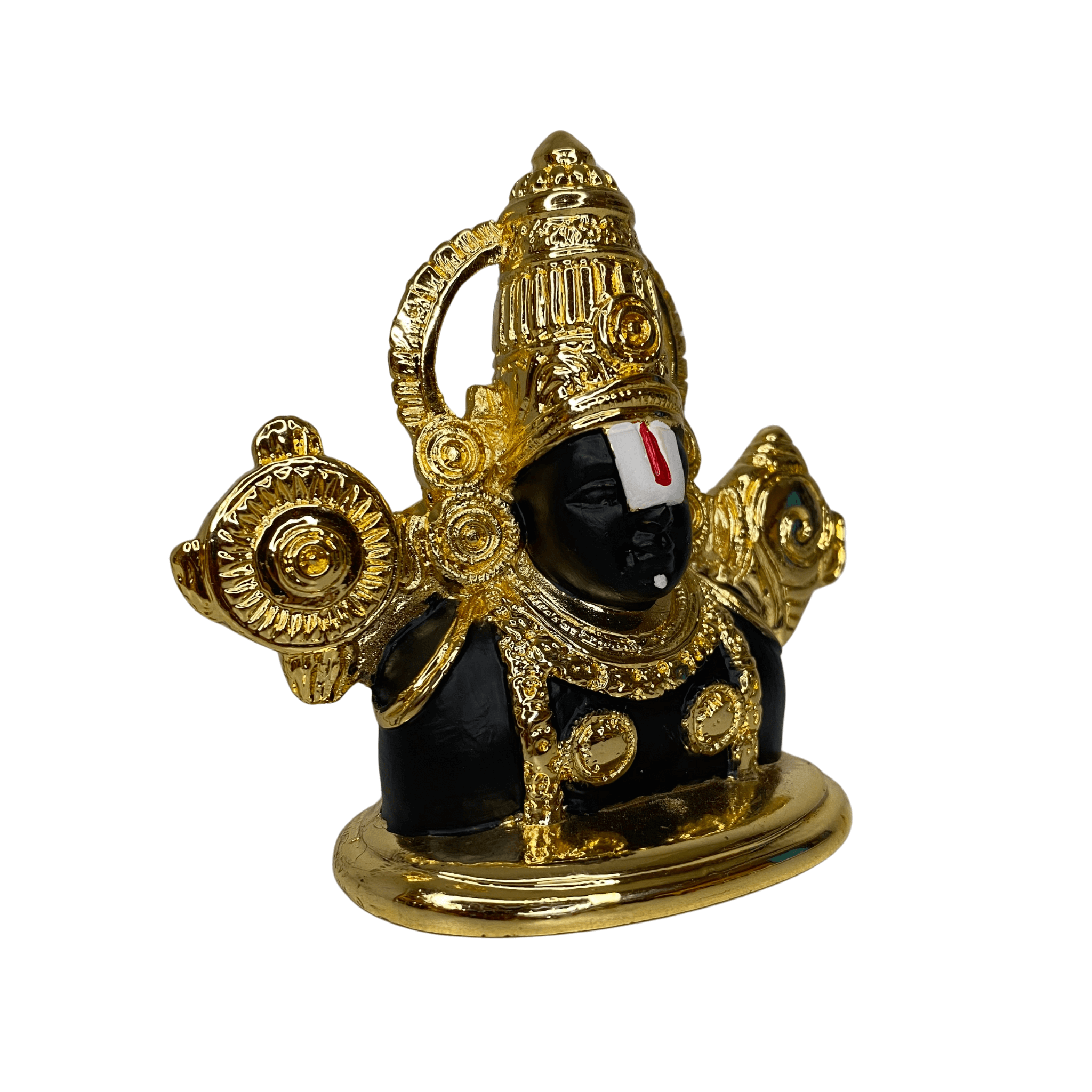 Tirupati Balaji 24KT Gold Plated Idol