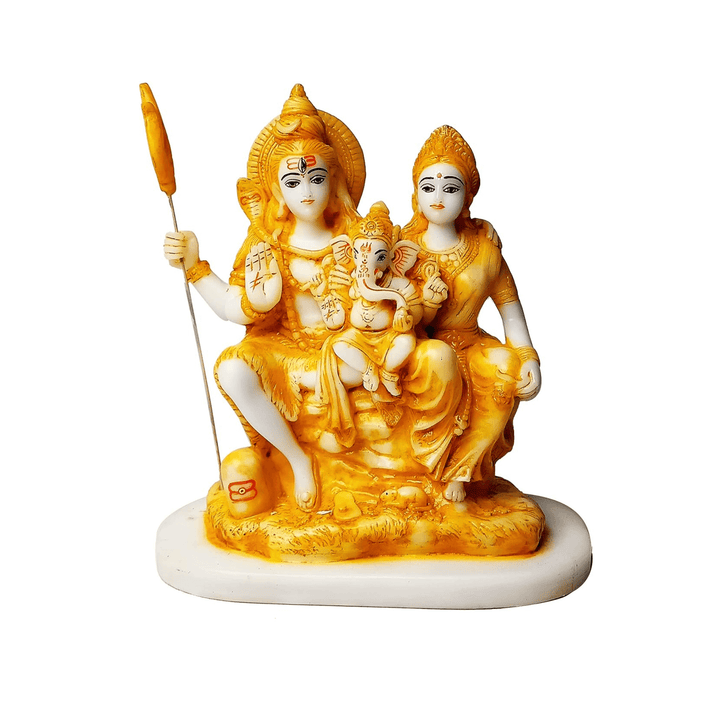Lord Shiv Parivar Figurine Idol Murti Statue for Pooja & Gift