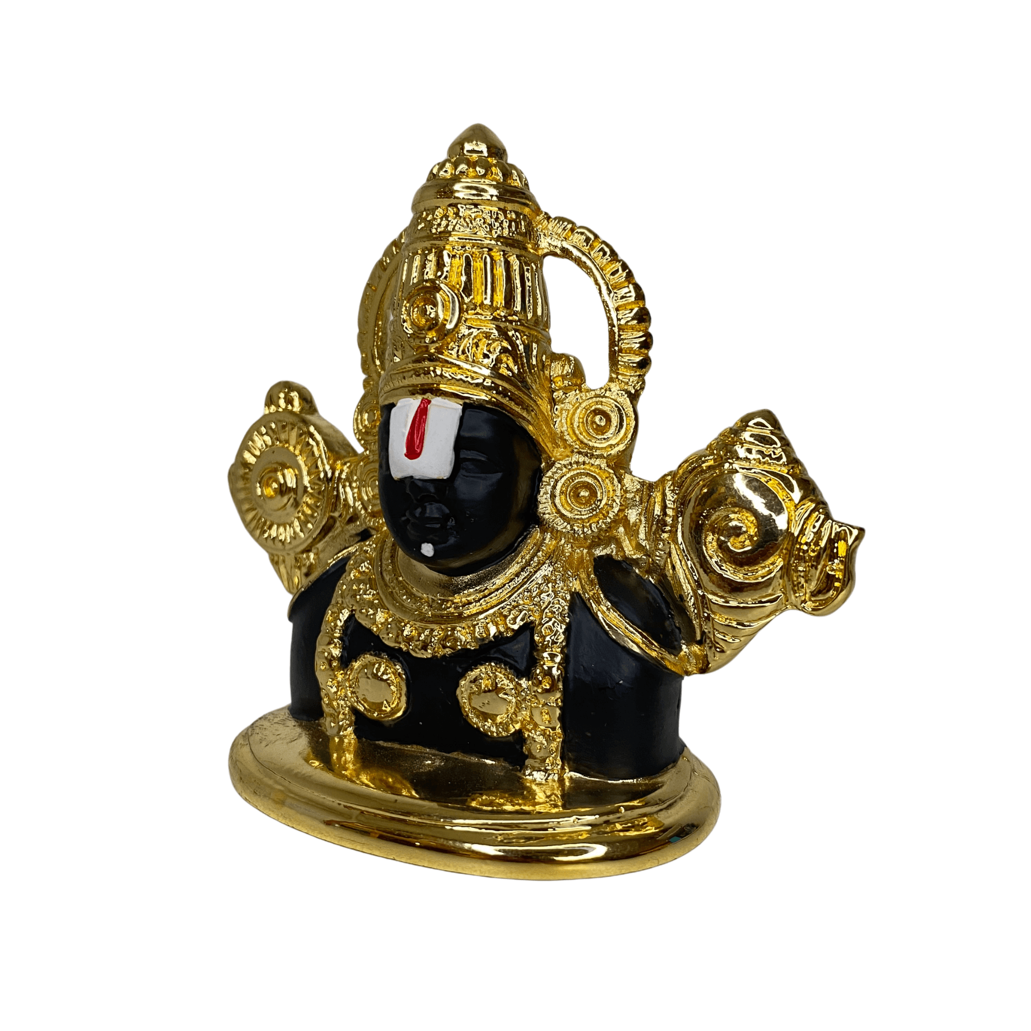 Tirupati Balaji 24KT Gold Plated Idol