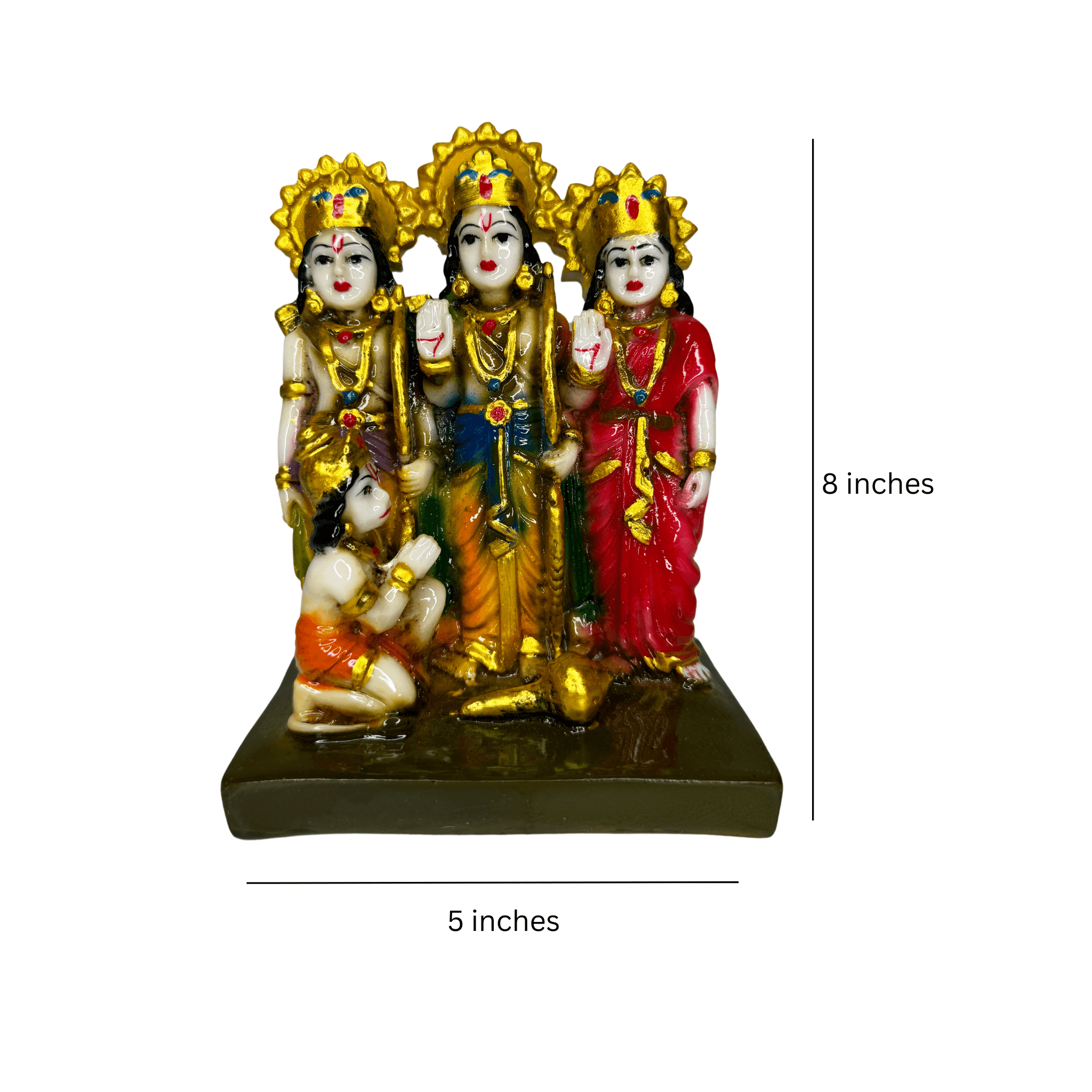 Ram Darbar Murti Statue Idol Figurine Showpiece