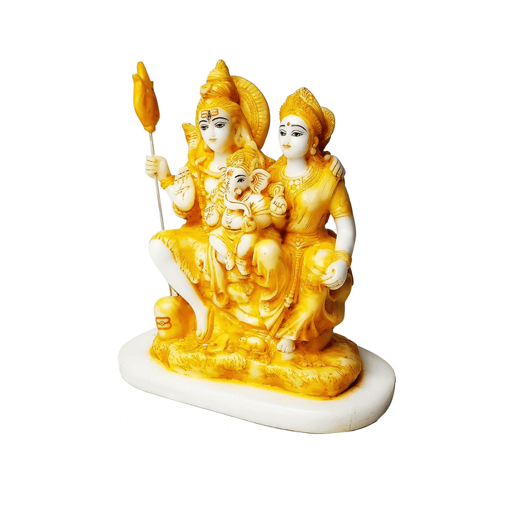 Lord Shiv Parivar Figurine Idol Murti Statue for Pooja & Gift