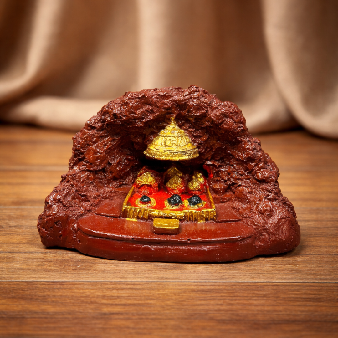Vaishno Devi Mata Pindi Darbar Murti Idol for Car Dashboard