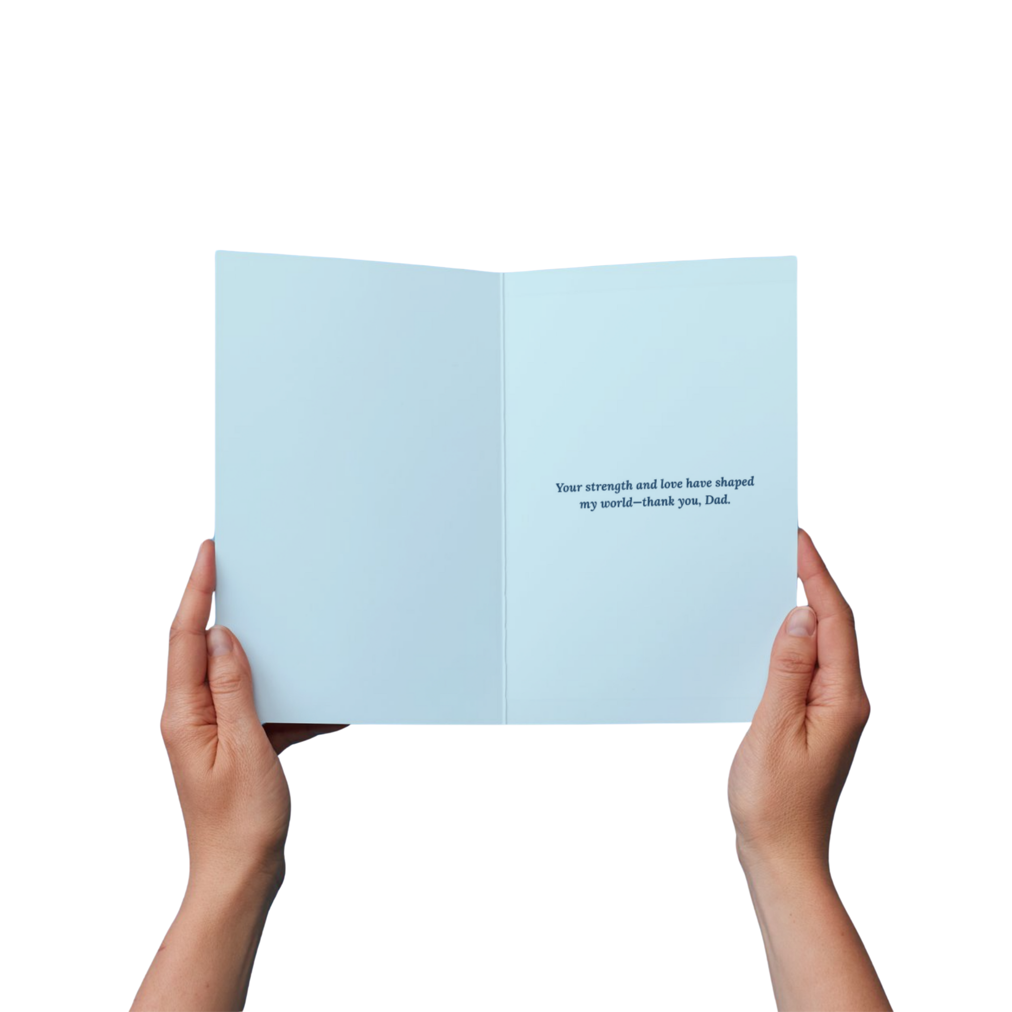 'Best Dad In the world' Greeting Card for  for Father's Day/Father's Birthday