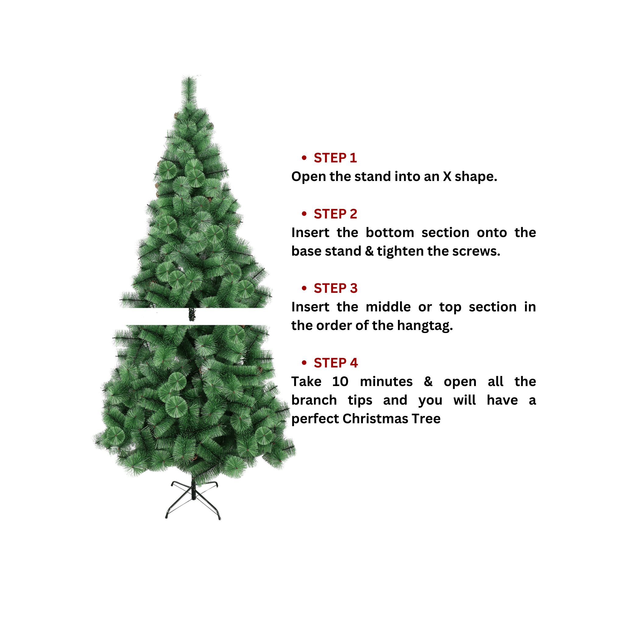 Artificial Green Pine Christmas Tree 5 Feet