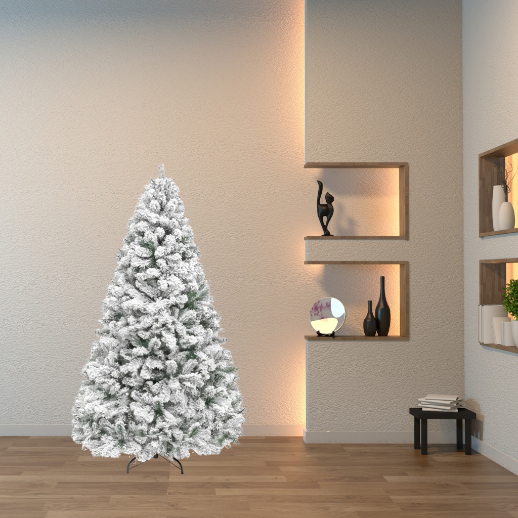Snow Christmas Tree 5 feet Green