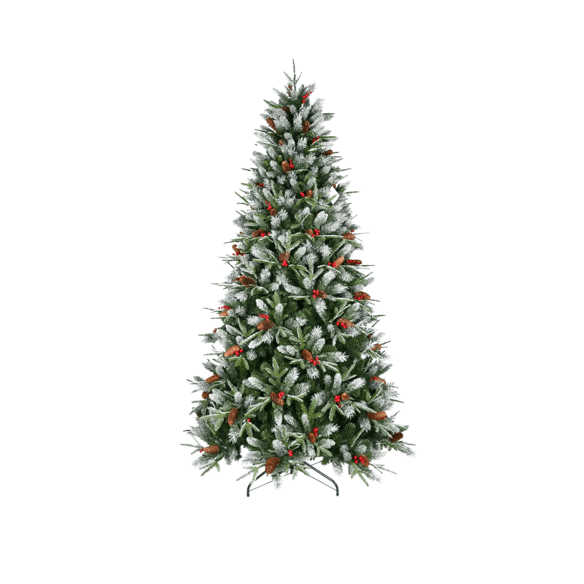 Artificial Europeon Cherry Snow Pine Christmas Tree 5 Feet