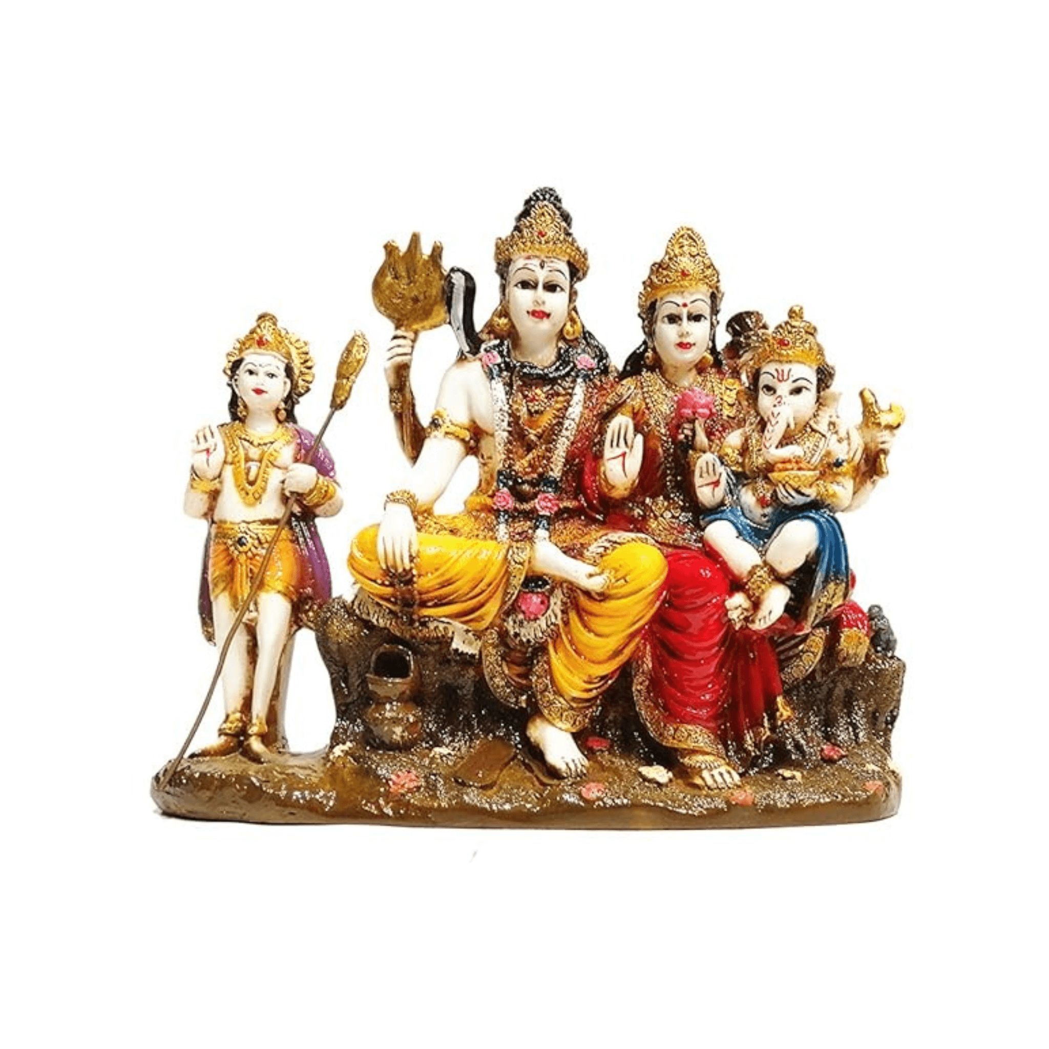 Lord Shiv Parivar Figurine, 28 x 11 x 34 cm