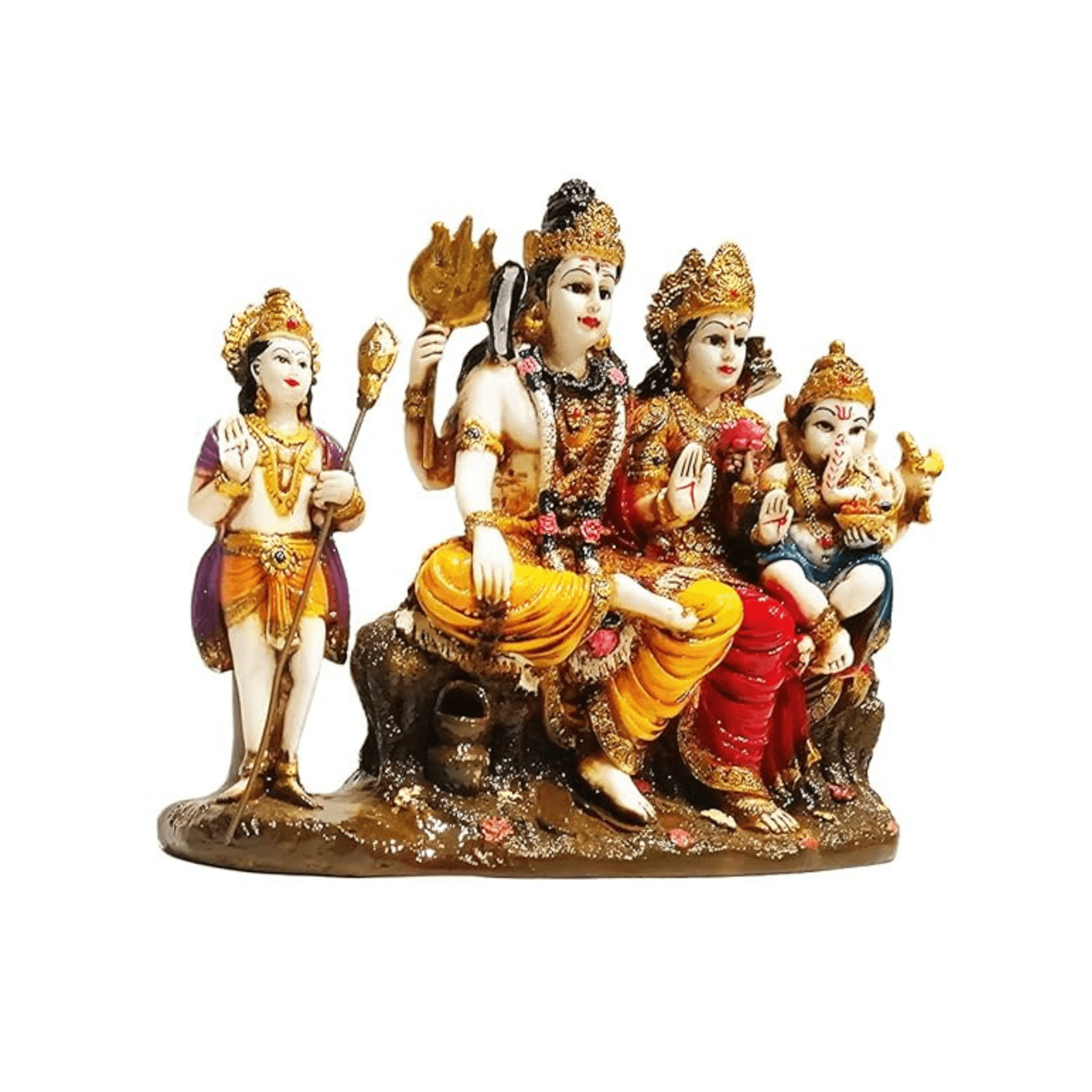Lord Shiv Parivar Figurine, 28 x 11 x 34 cm