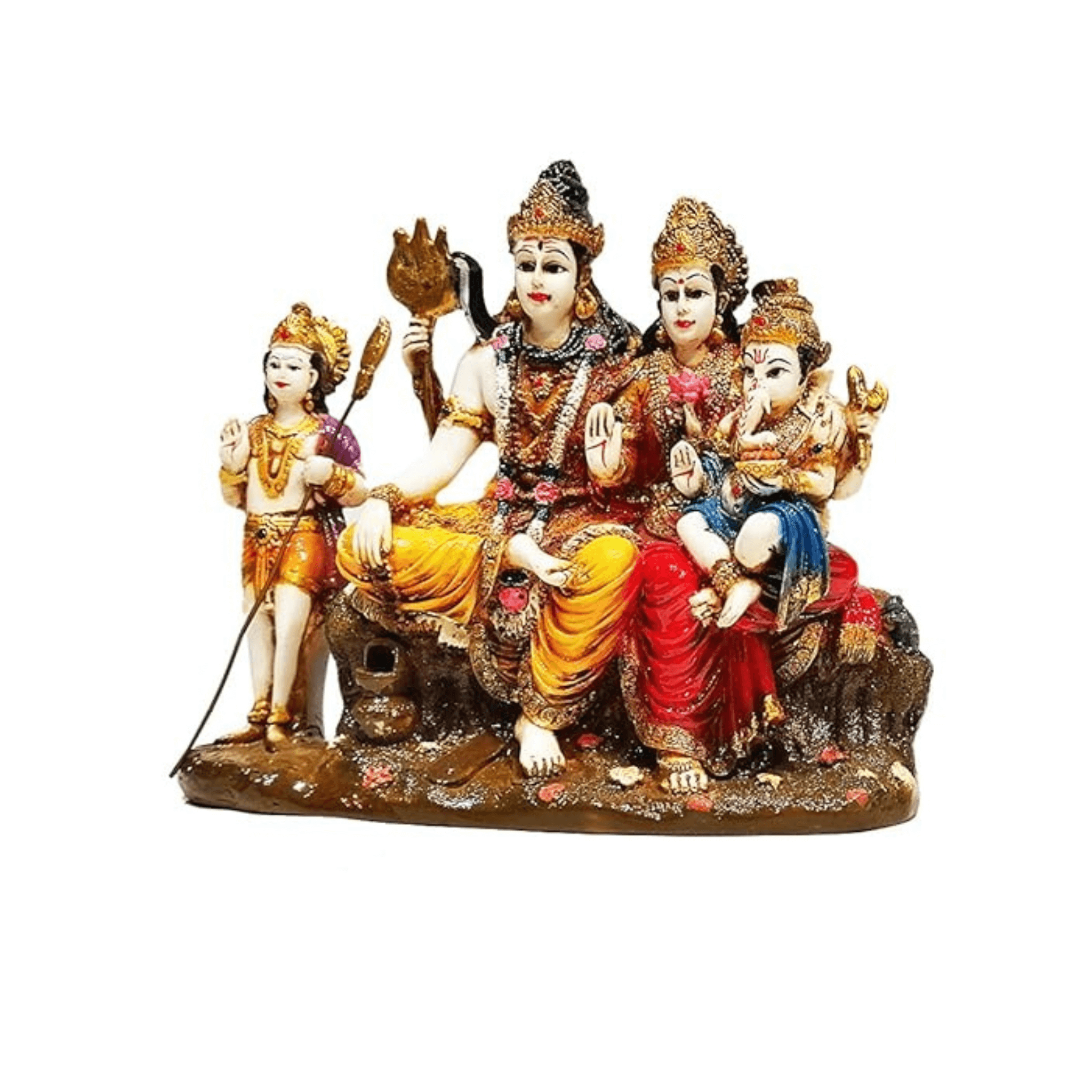 Lord Shiv Parivar Figurine, 28 x 11 x 34 cm