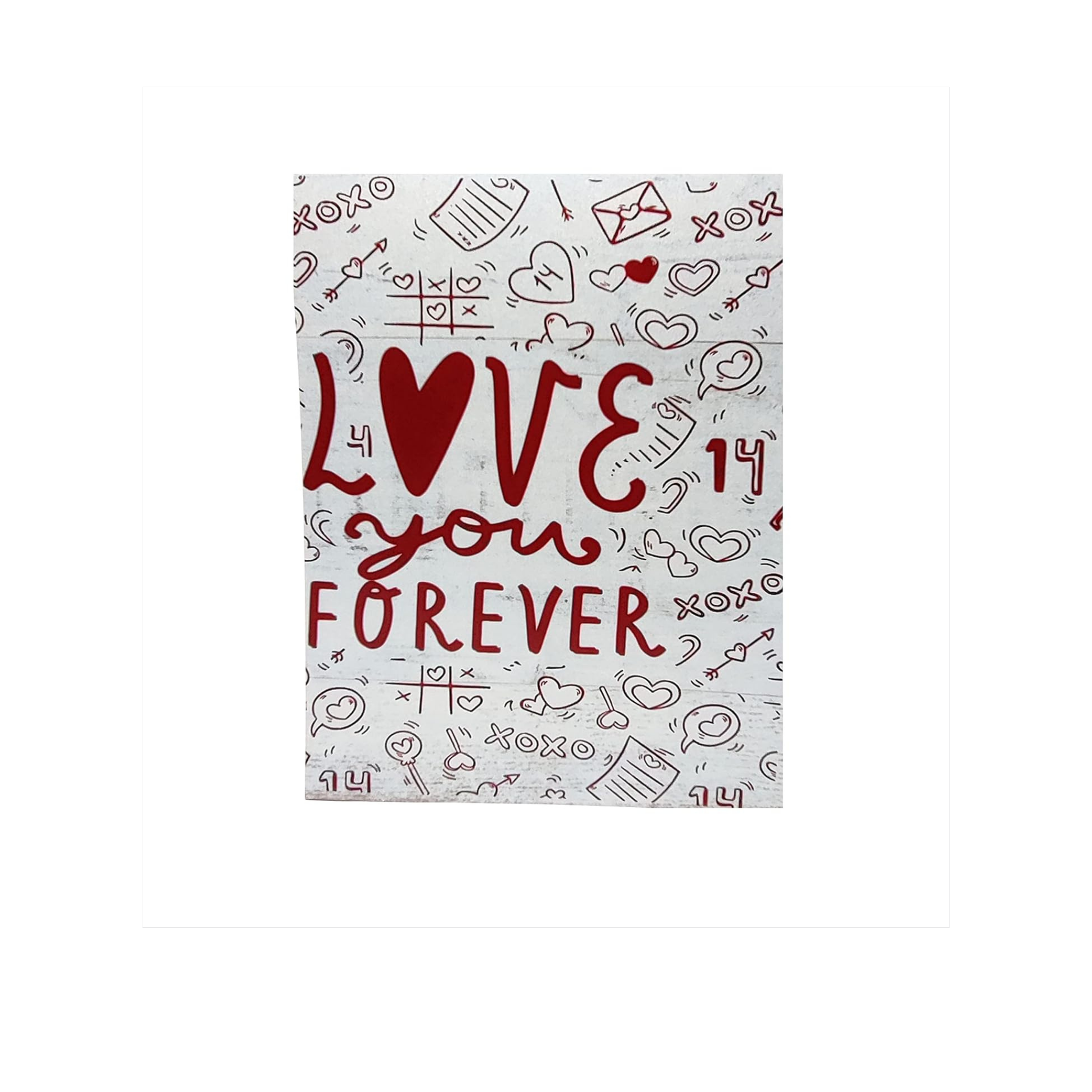 Love You Forever Greeting Card for Anniversary Birthday Valentines