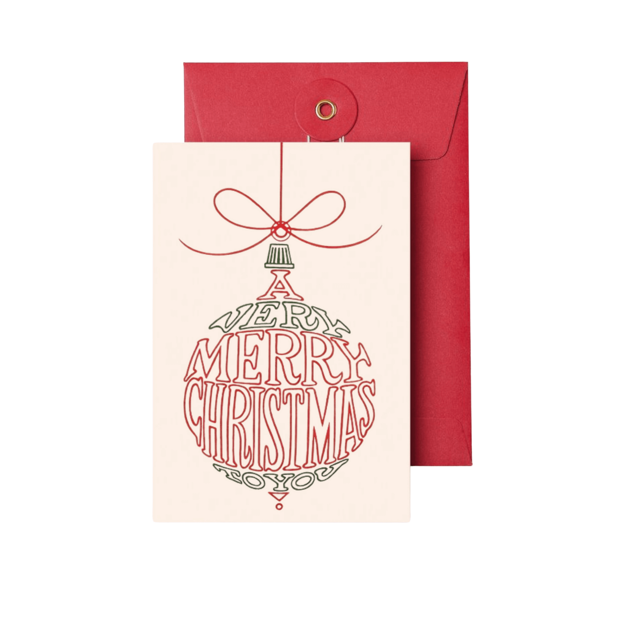 A Very Merry Christmas Greeting Card