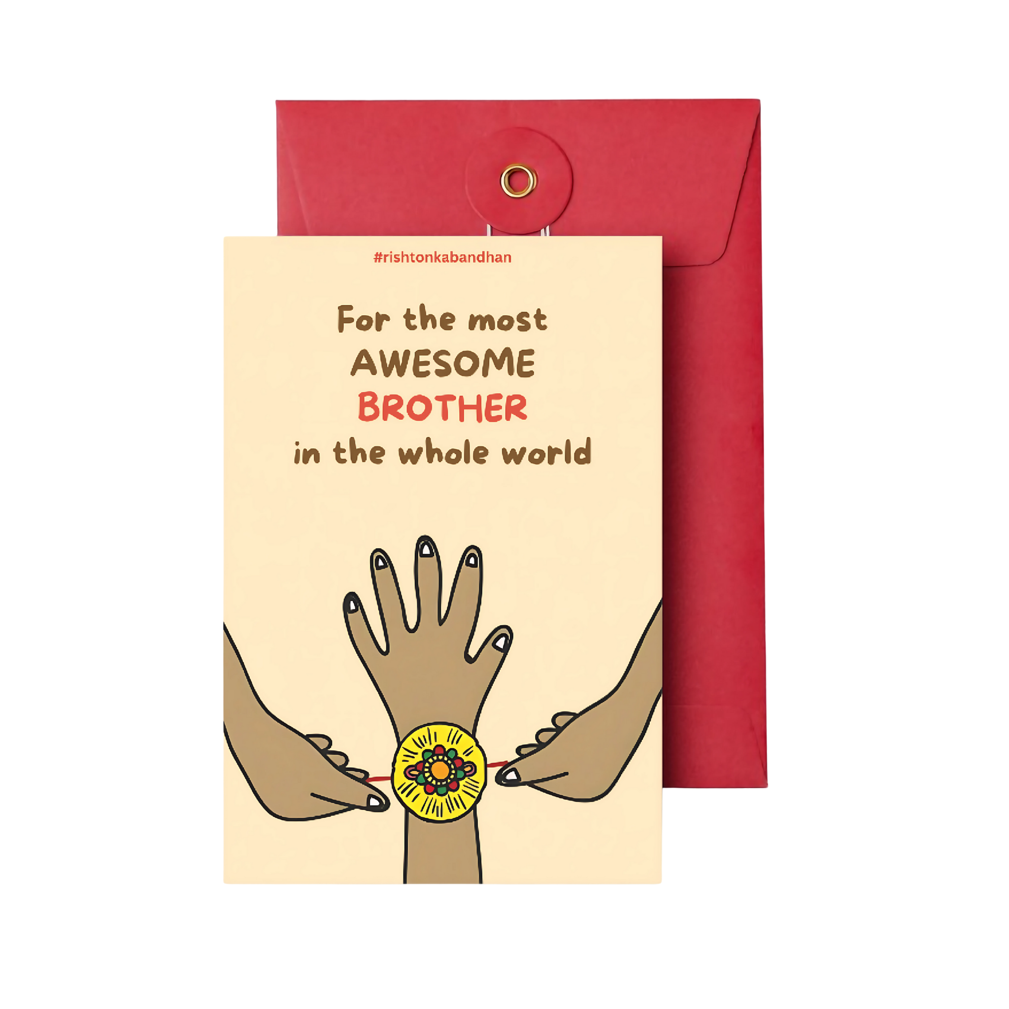 Brother Greeting Card for Rakshabandhan
