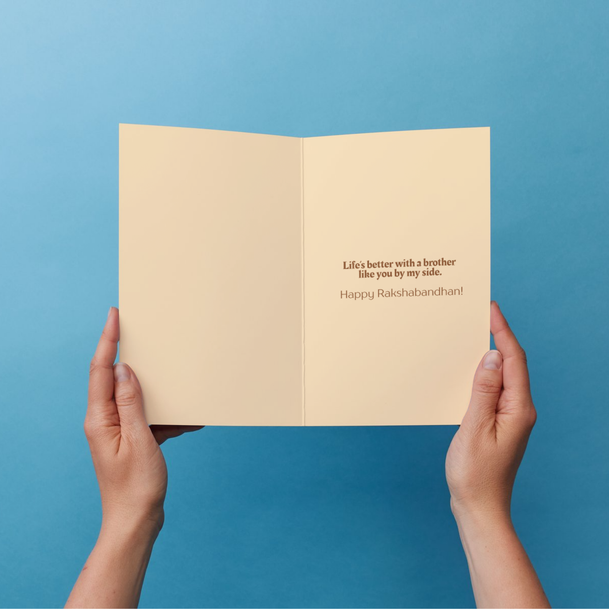 Brother Greeting Card for Rakshabandhan