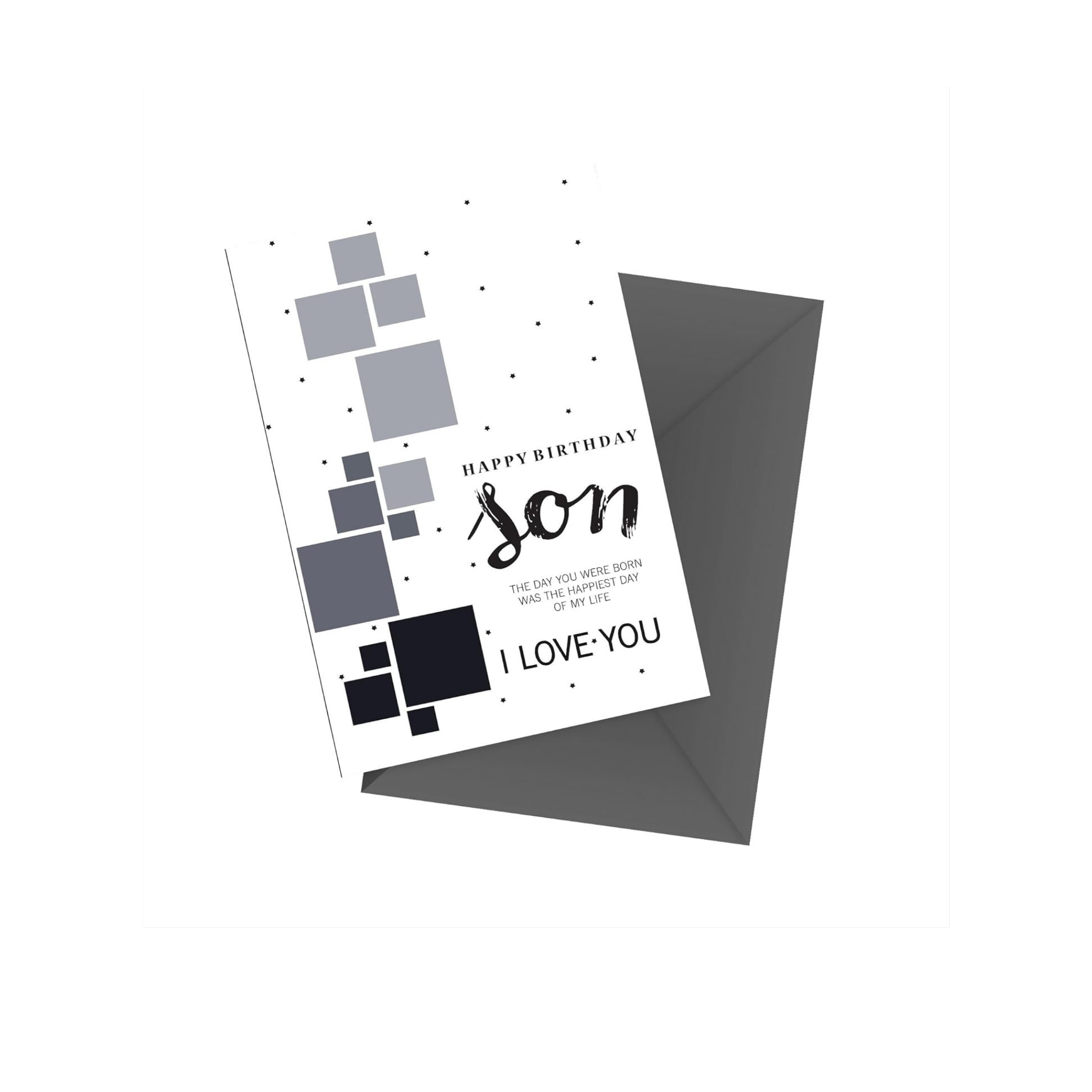 Happy Birthday Greeting Card for Son