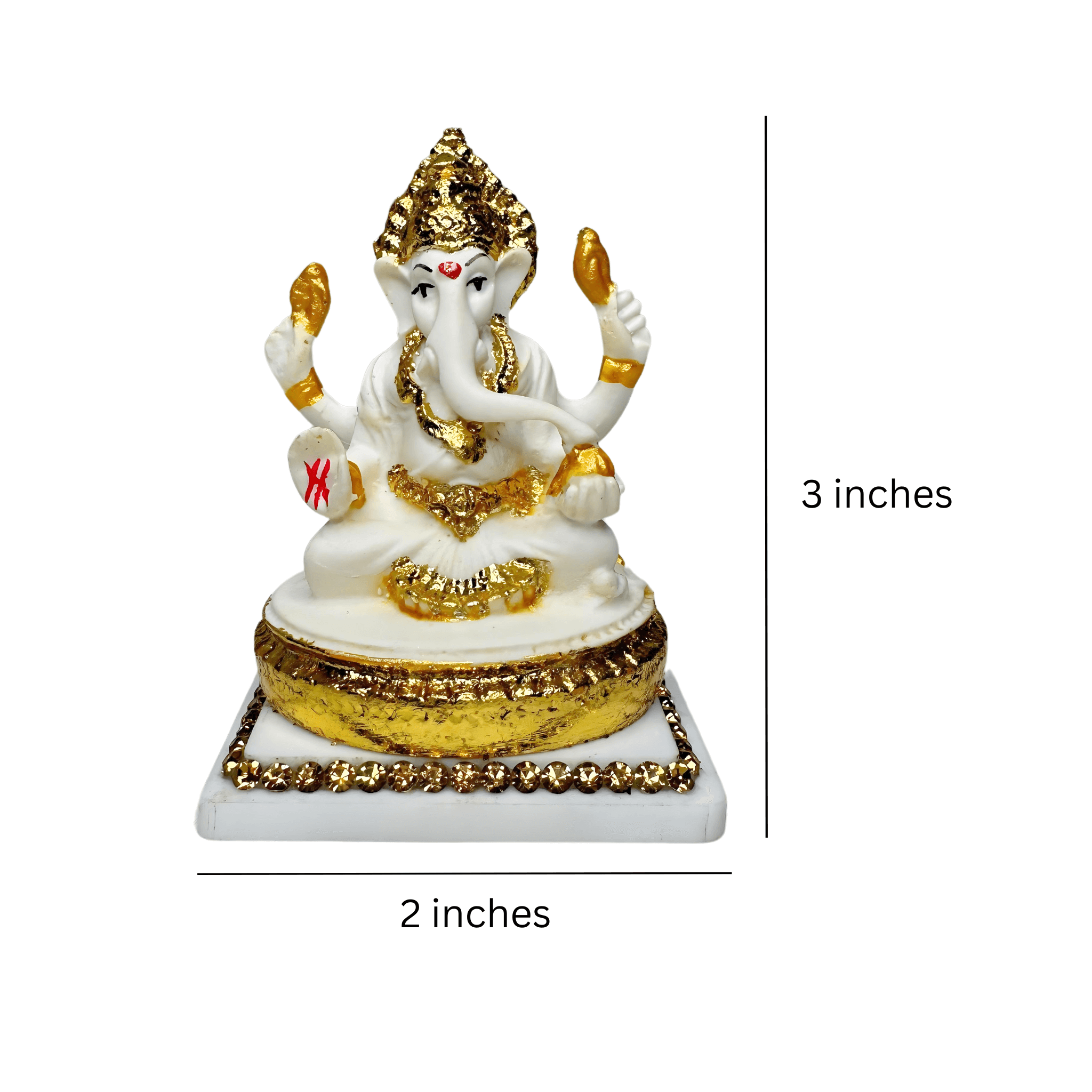 Ganesha Idol Statue Showpiece Murti for Car dashboard