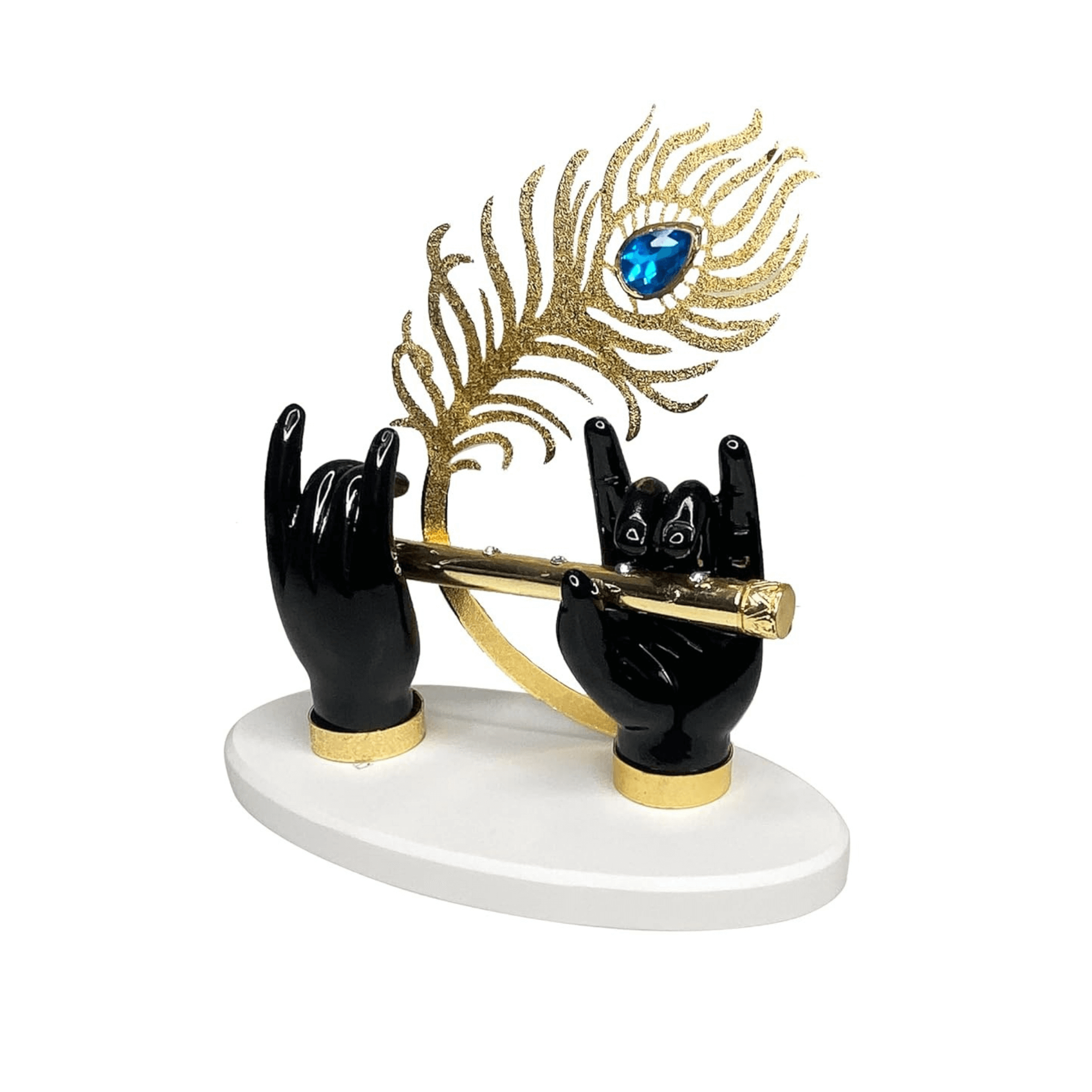 Krishna Murli Hands Figurine (Size: 7 x 7 inches)