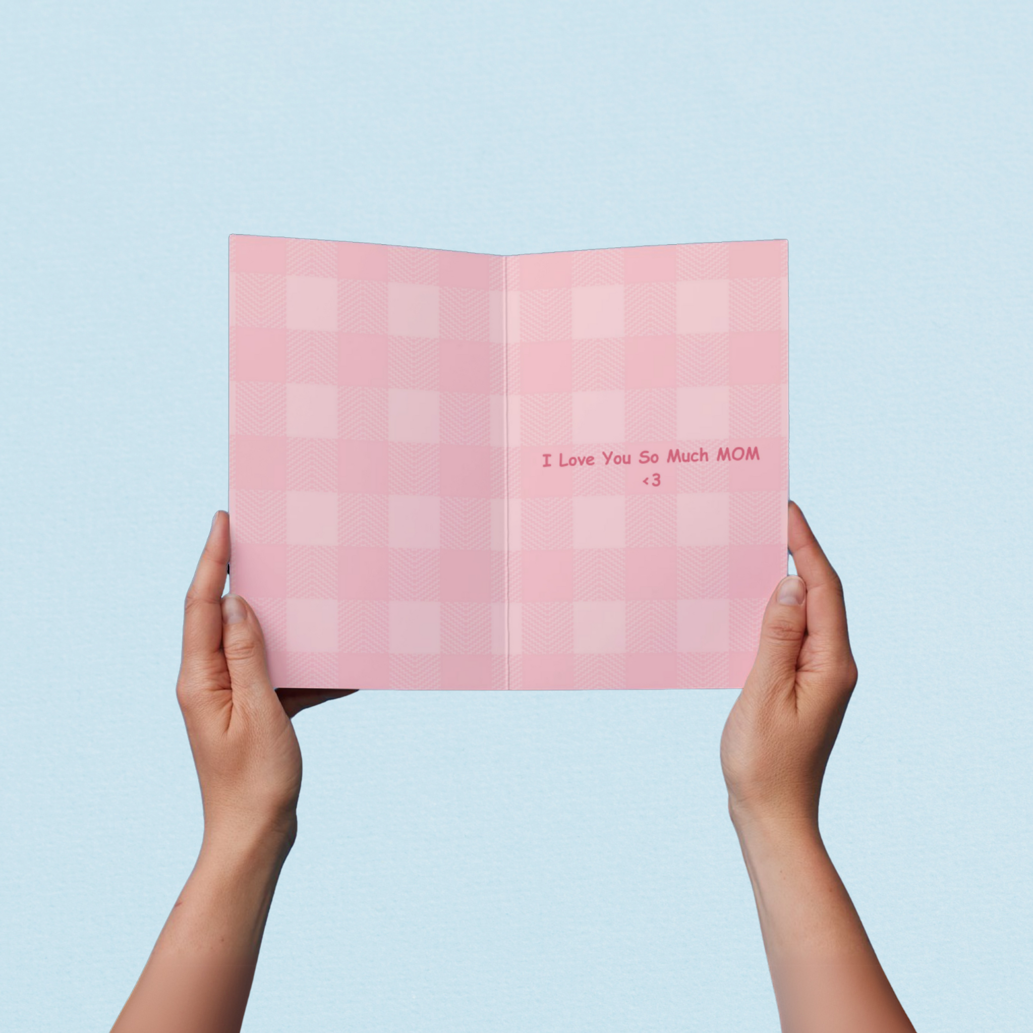 Mother's Day Gift Combo with Fuzzy Wire/Crochet Handmade Flowers and Greeting Card - Affordable Mother's Day Gifts