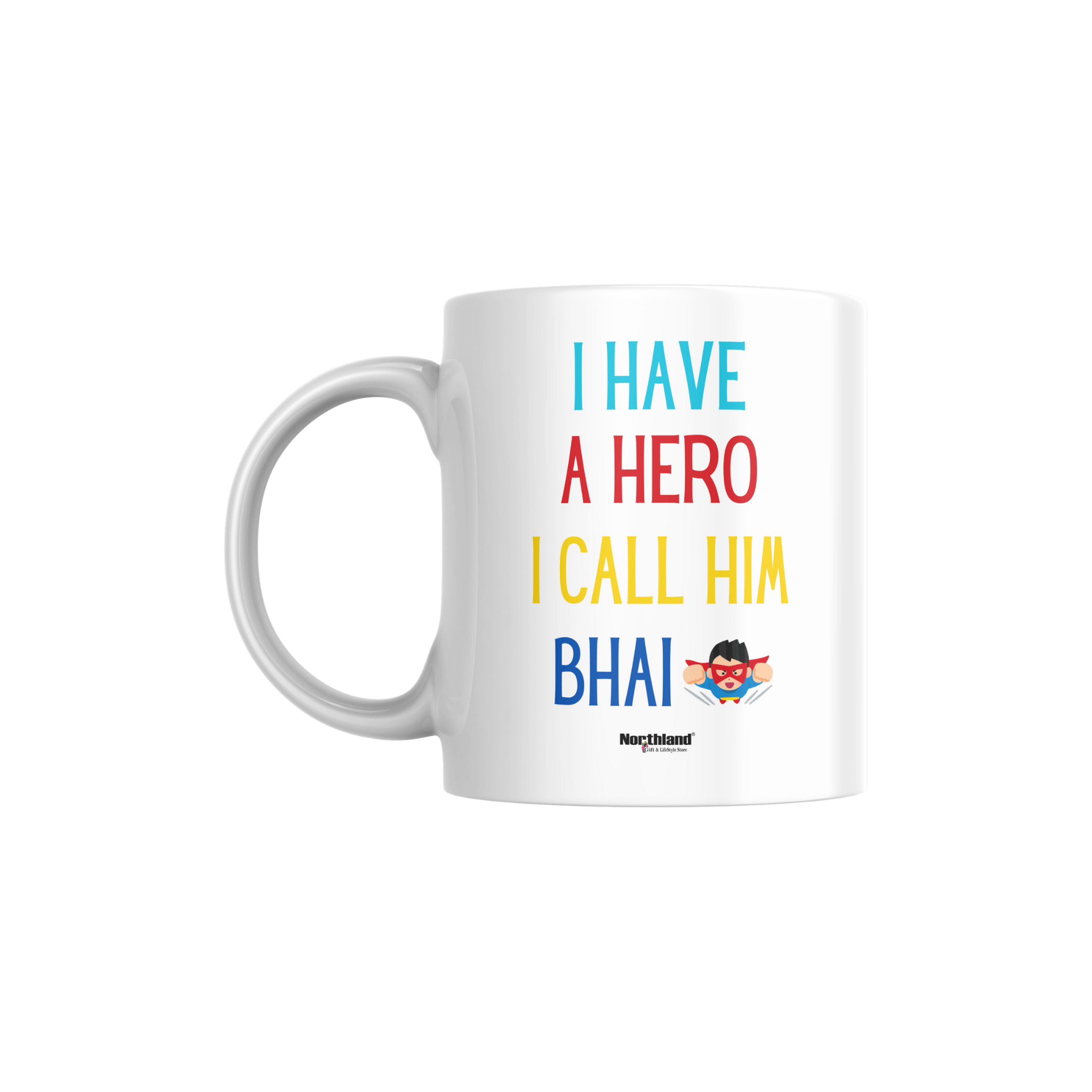 Hero Bhai Coffee Mug - Gift for Rakshabandhan, Birthday, Bhai Dooj