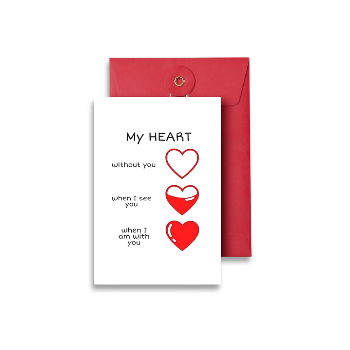 My Heart Greeting Card for Valentine's Day