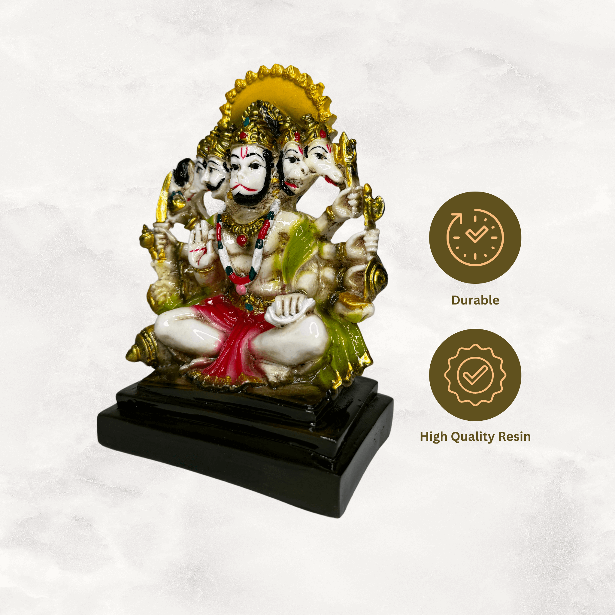 Panchmukhi Hanuman Ji Balaji Bajrangbali Sankat Mochan Murti Idol Statues