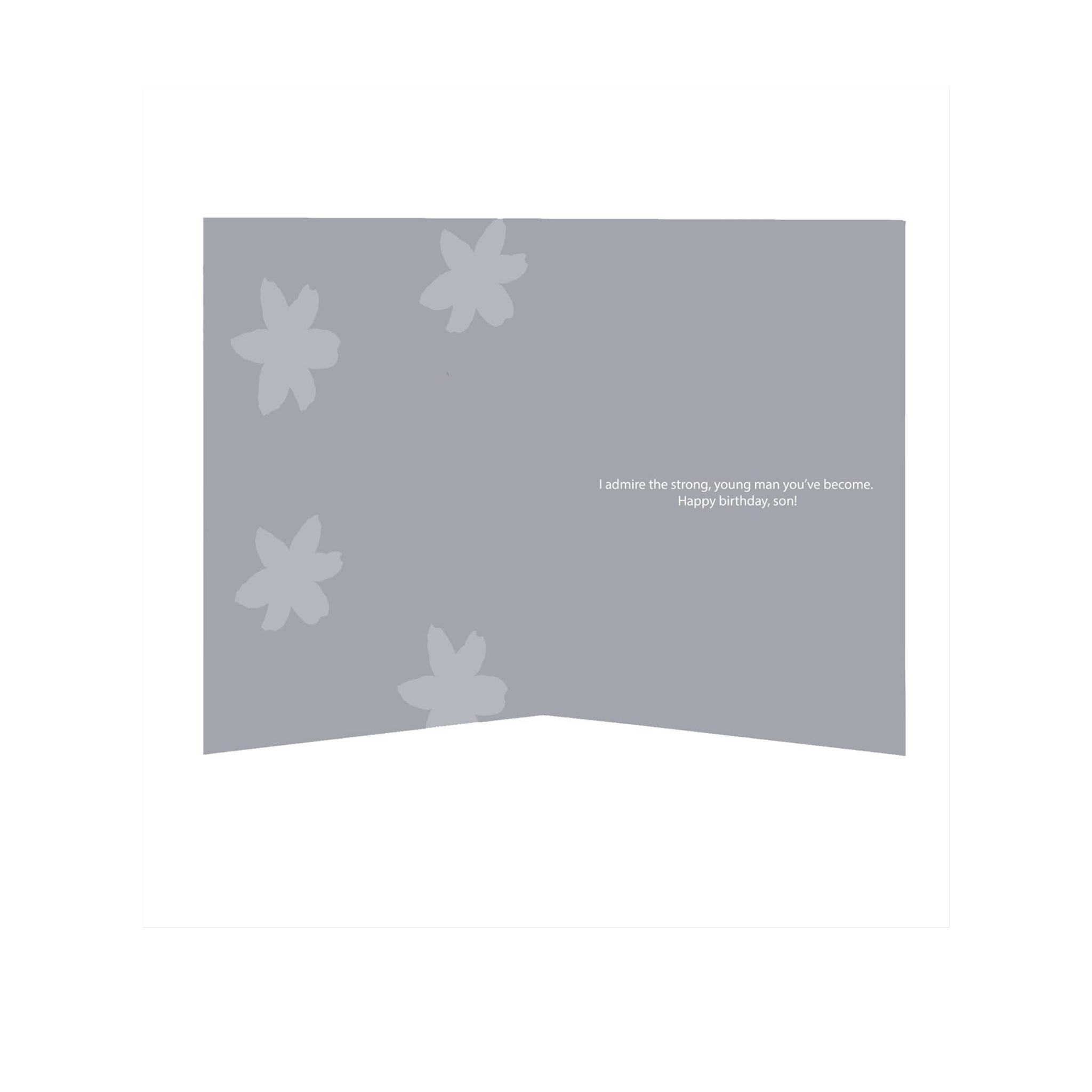 Happy Birthday Greeting Card for Son