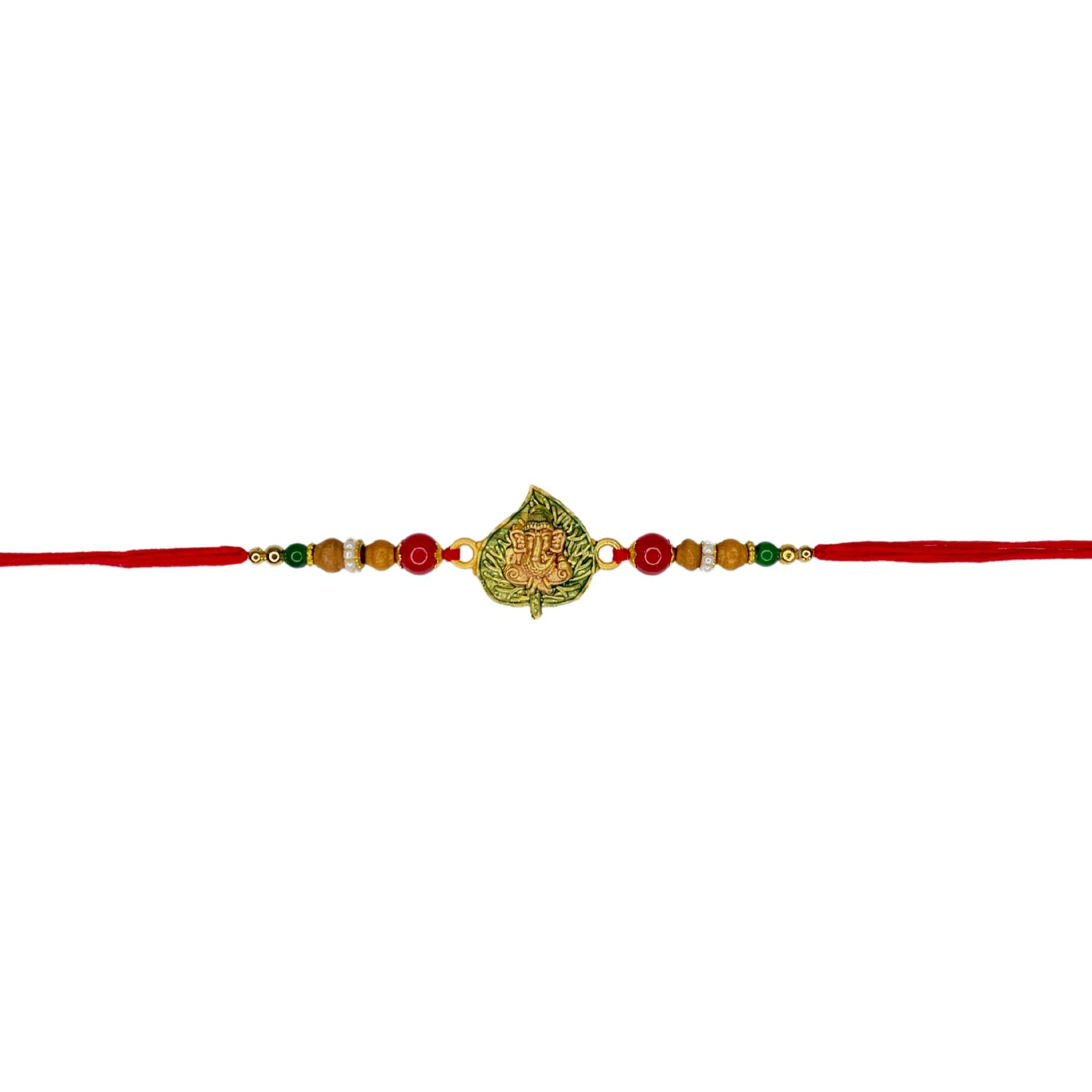 Ganesha Rakhi and Greeting Card - Rakhi Gift for Brother Bro Bhai Bhaiya Men