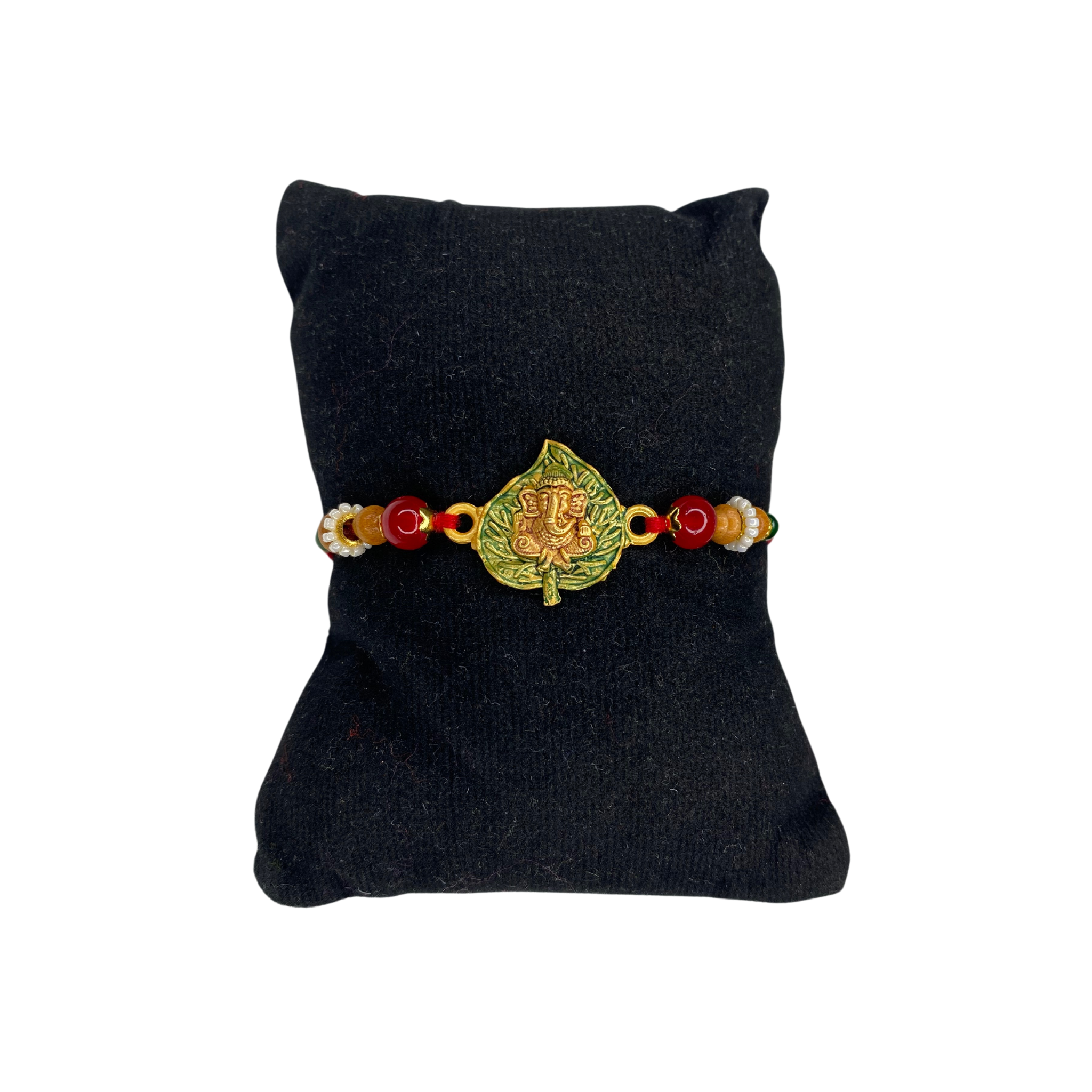 Ganesha Rakhi and Greeting Card - Rakhi Gift for Brother Bro Bhai Bhaiya Men