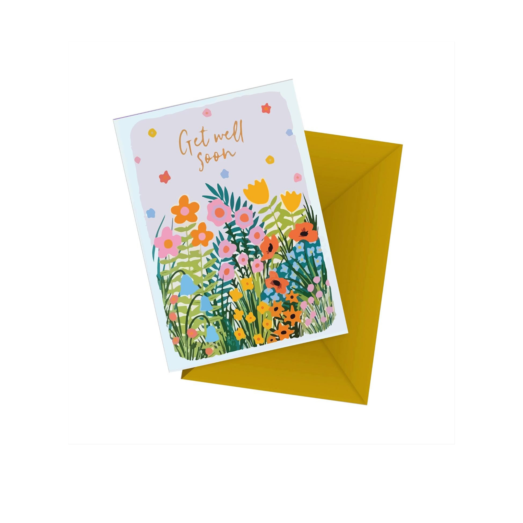 Beautiful Get Well Soon Greeting Card