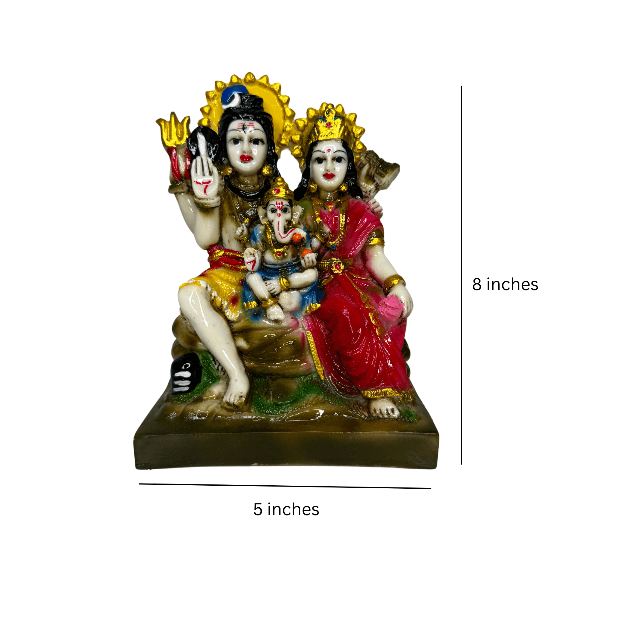 Shiv Parivar Murti Idol Statues Figurine
