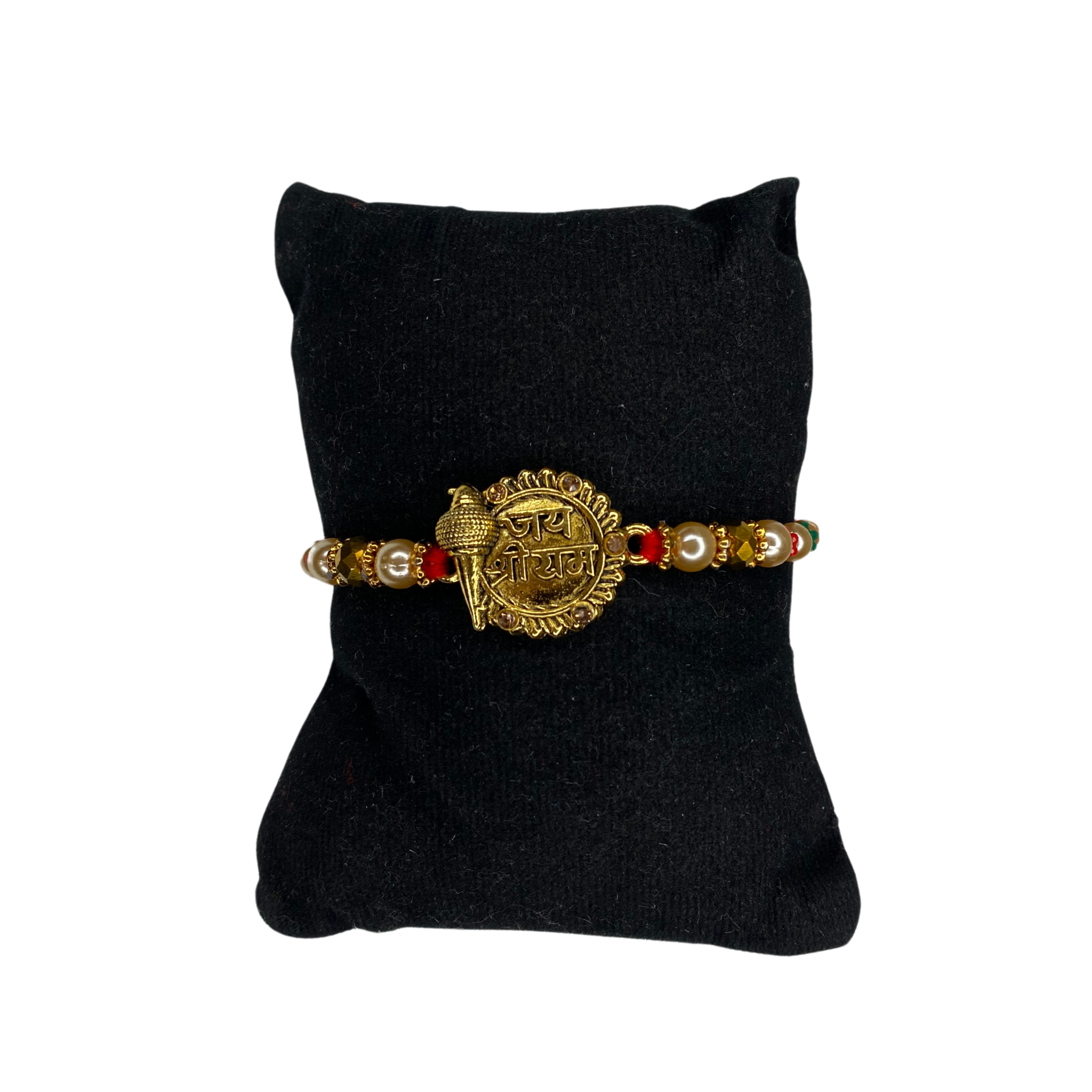 Jai Shree Ram Rakhi and Happy Rakhi Greeting Card for Brother - Rakhi Gift for Brother Bro Bhaiya Bhai