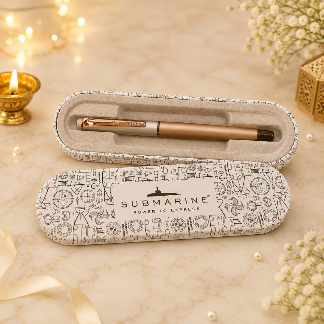 Compact Diwali Gift Combo – Coffee Mug, Diary, Coffee Pen, Candle & Greeting Card in Gift Bag