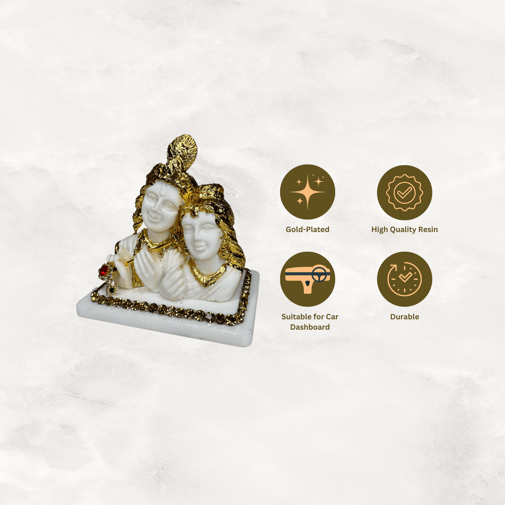 Radha Krishna Idol Statue Showpiece Murti