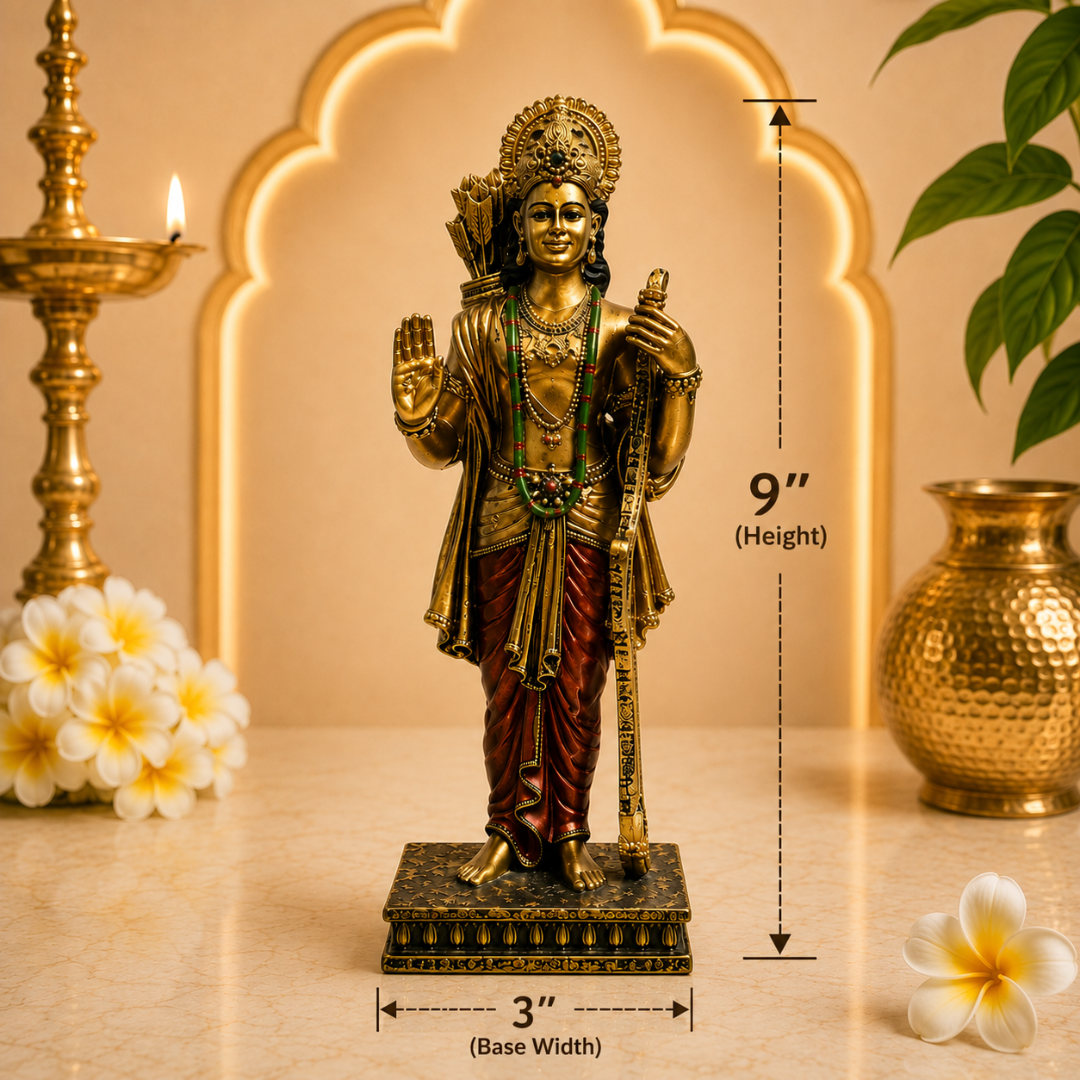 Northland Ram Darbar Idol Set for Home Temple & Pooja Room