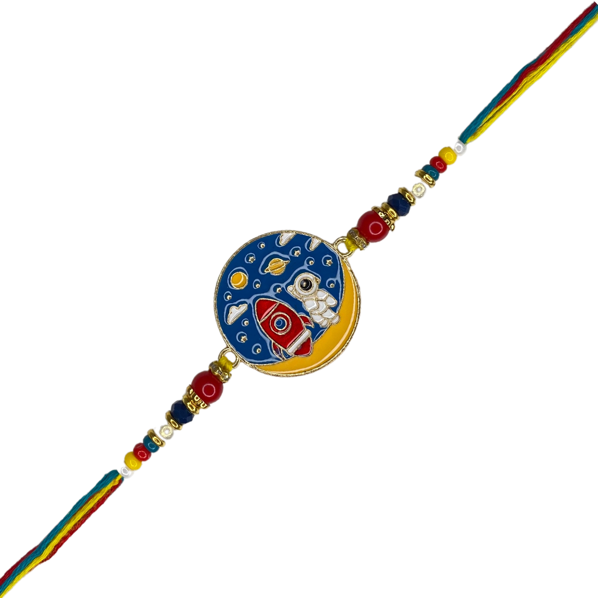 Astronaut Kids Rakhi with Greeting Card for Kids - Rakhi for Kids Boy & Girl Brother/Sister Childern