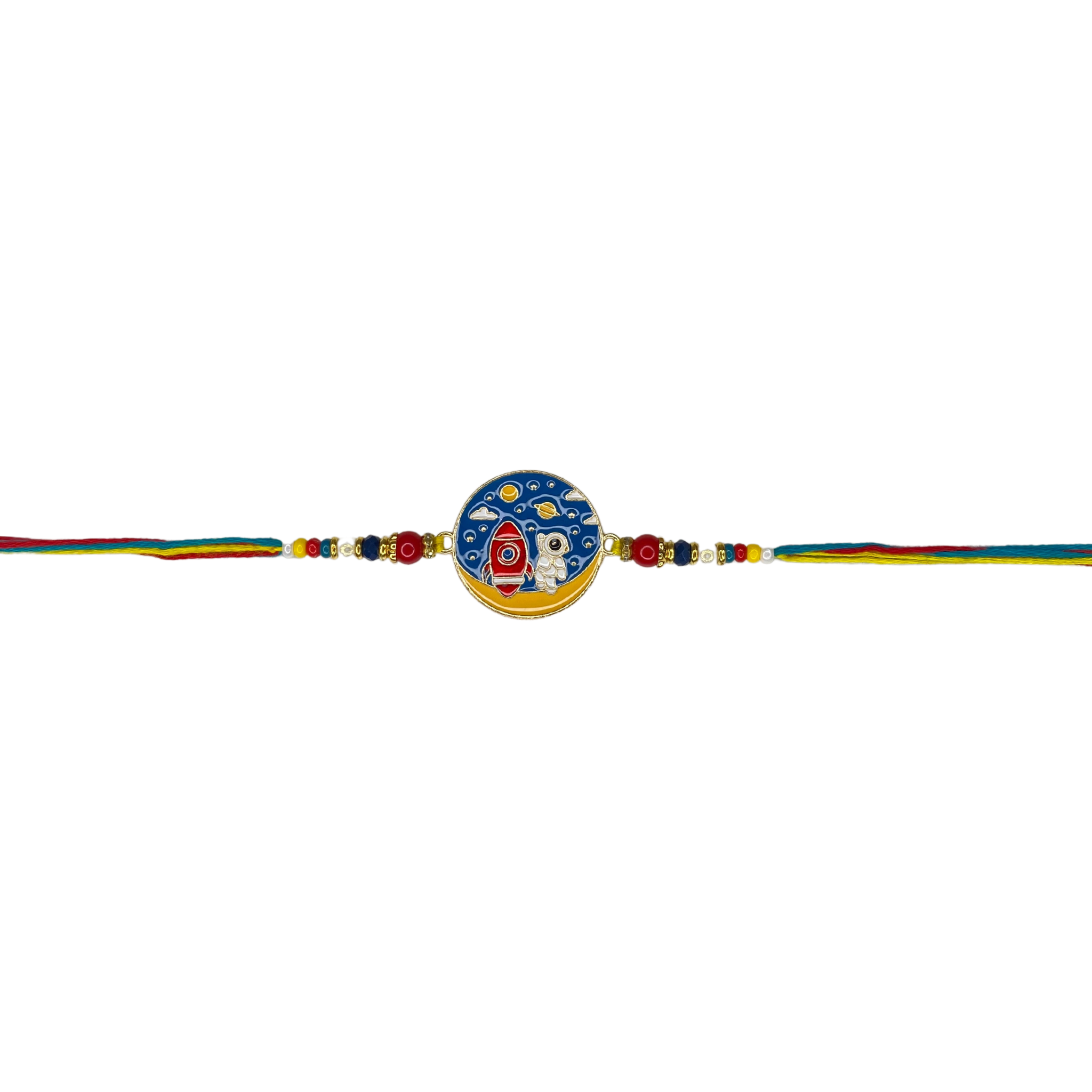 Astronaut Kids Rakhi with Greeting Card for Kids - Rakhi for Kids Boy & Girl Brother/Sister Childern